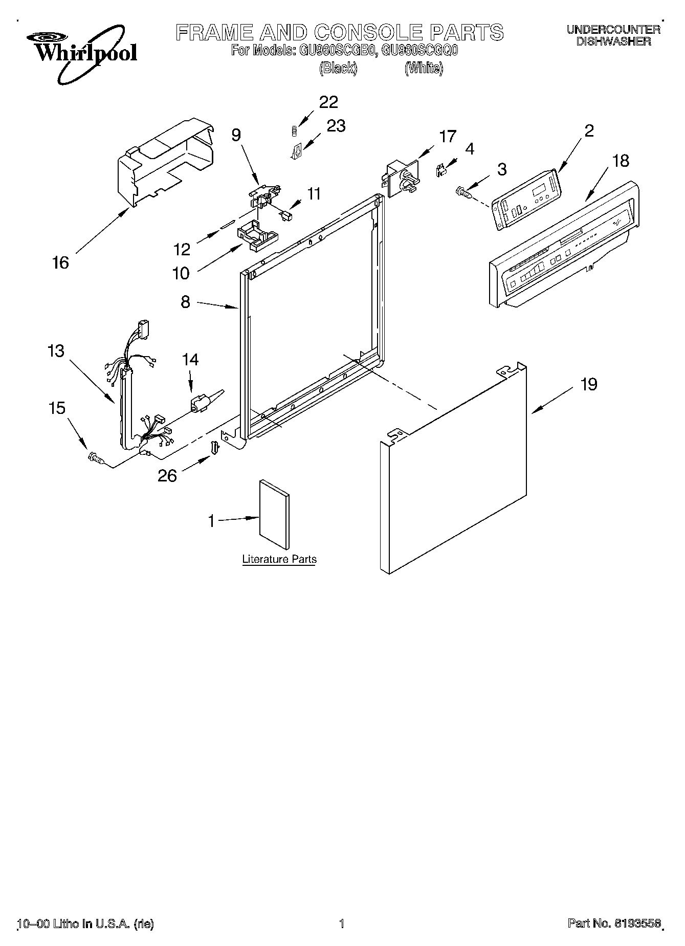 01 - FRAME & CONSOLE, LITERATURE