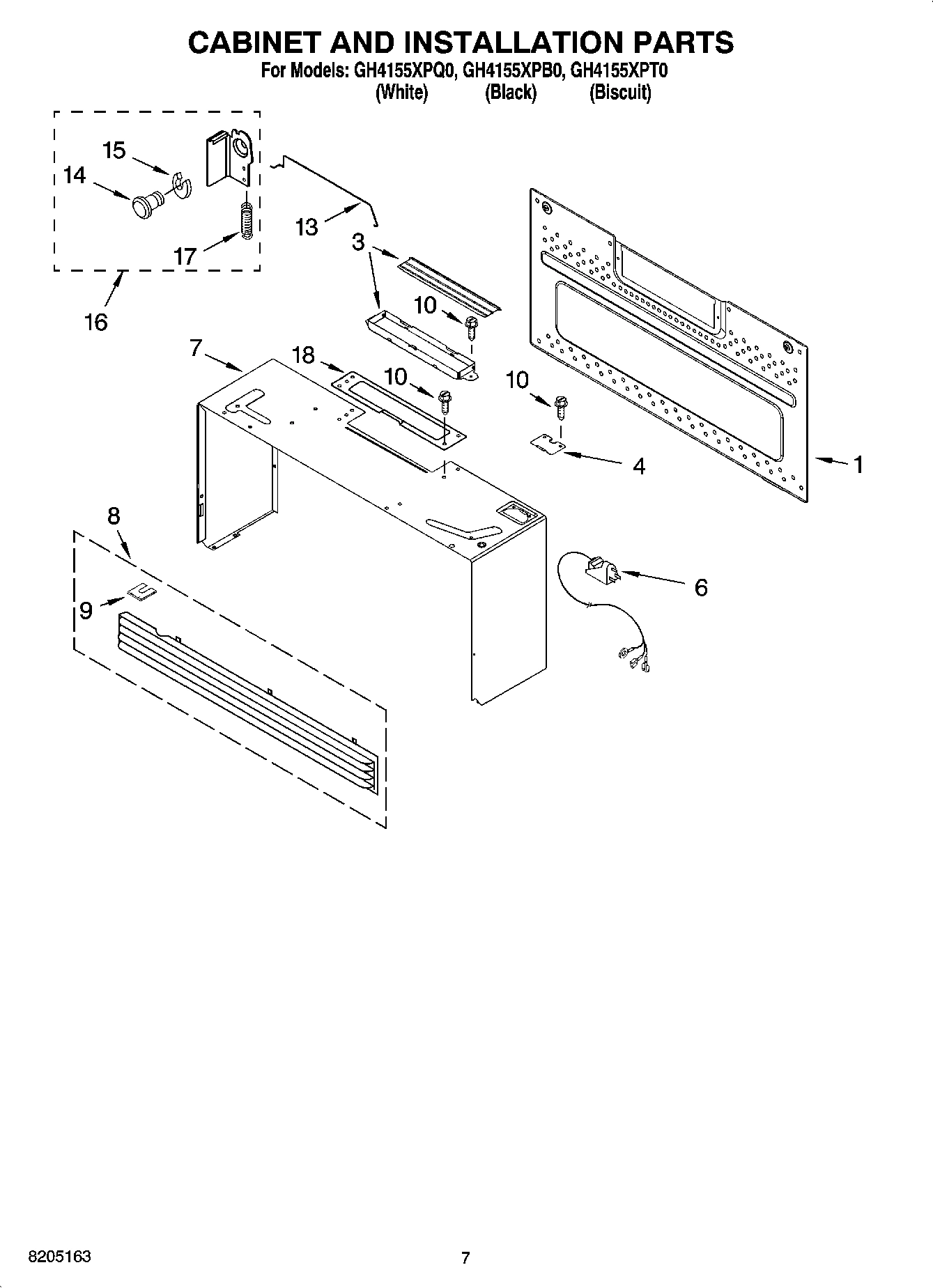 06 - CABINET AND INSTALLATION PARTS