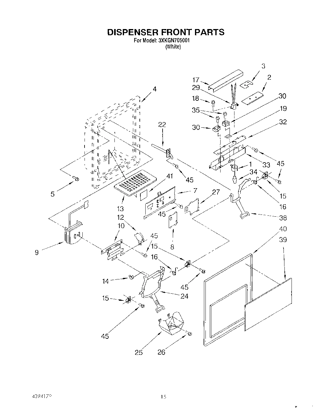 09 - DISPENSER FRONT