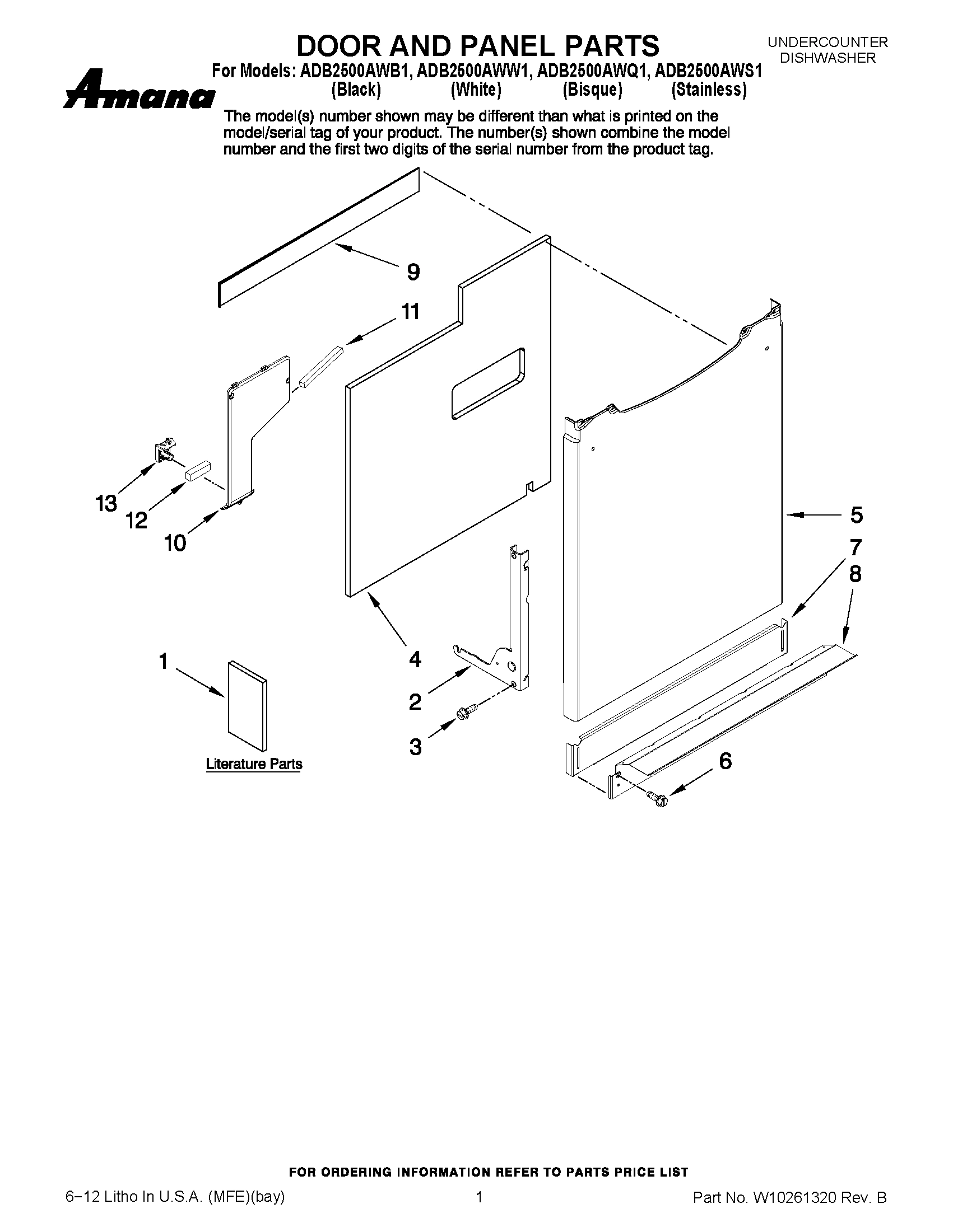 01 - DOOR AND PANEL PARTS