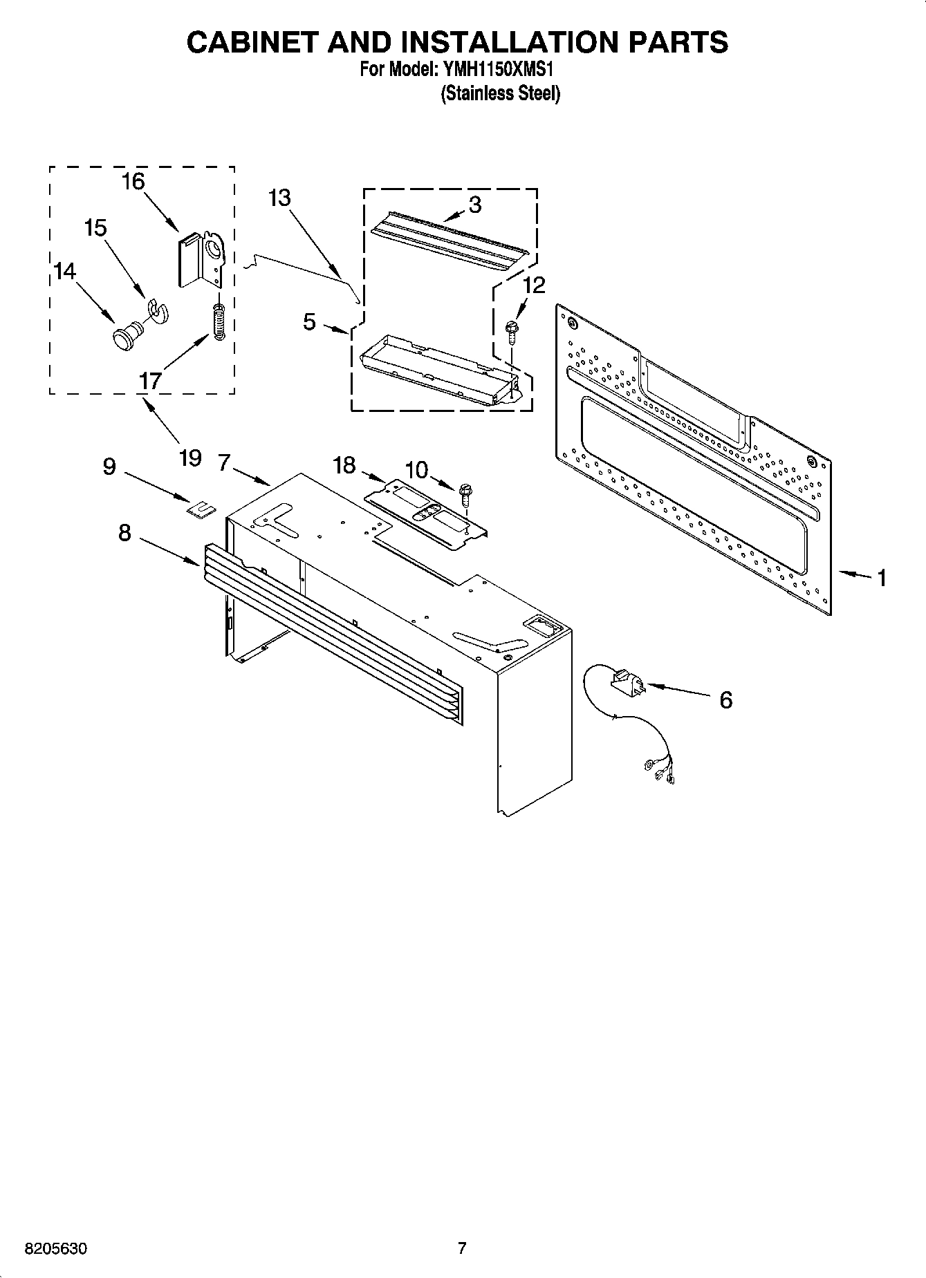 06 - CABINET AND INSTALLATION PARTS