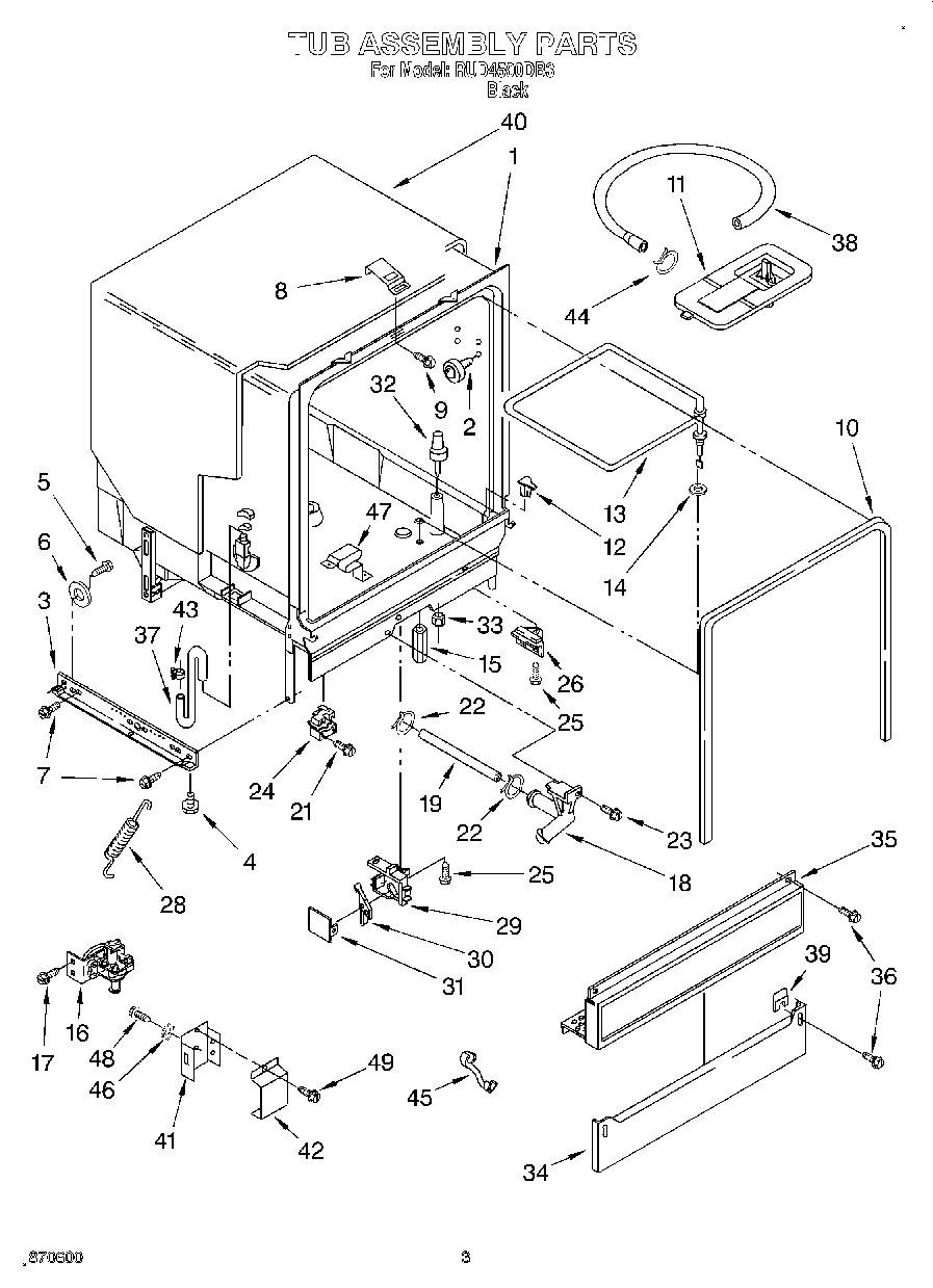 03 - TUB ASSEMBLY