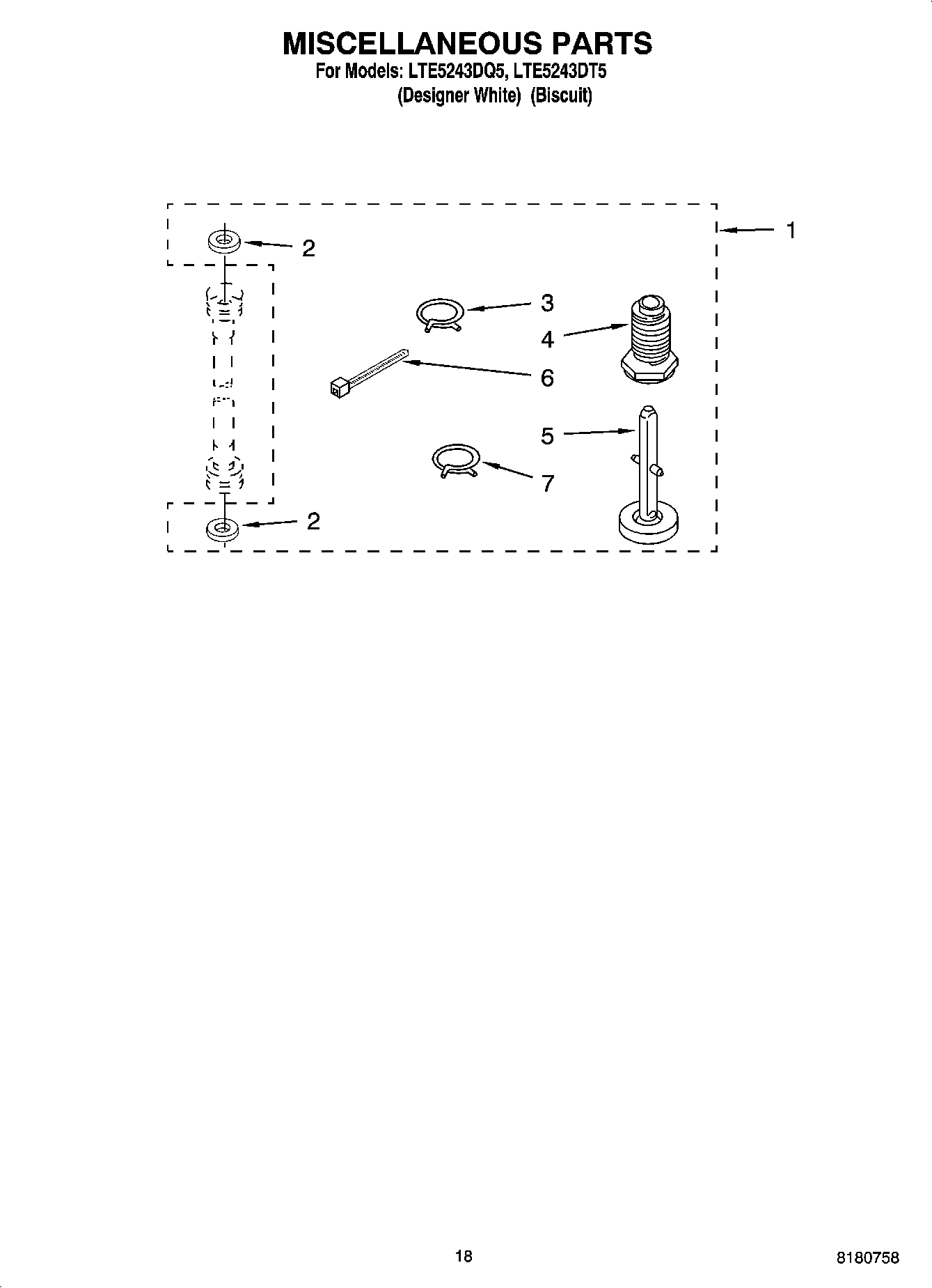 15 - MISCELLANEOUS  PARTS, OPTIONAL PARTS (NOT INCLUDED)
