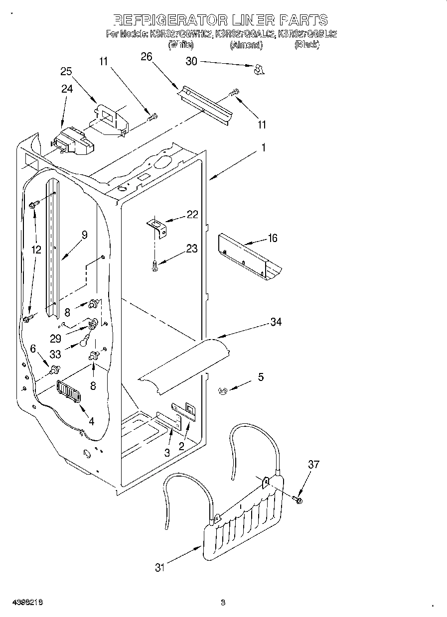 02 - REFRIGERATOR LINER