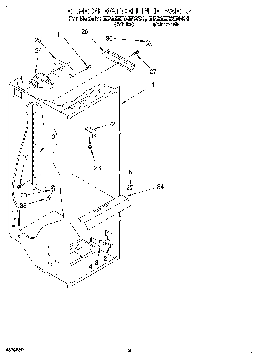 02 - REFRIGERATOR LINER