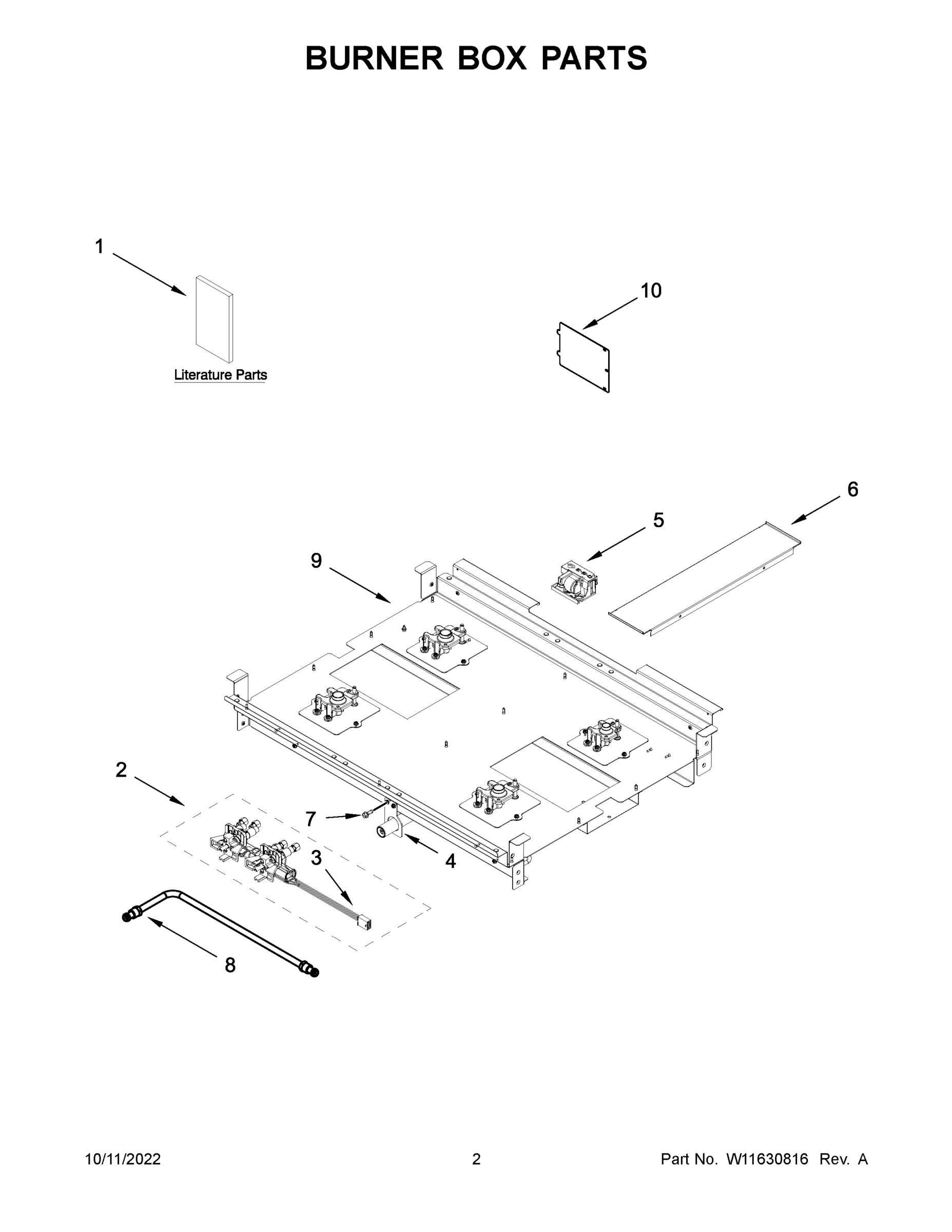 02 - BURNER BOX PARTS