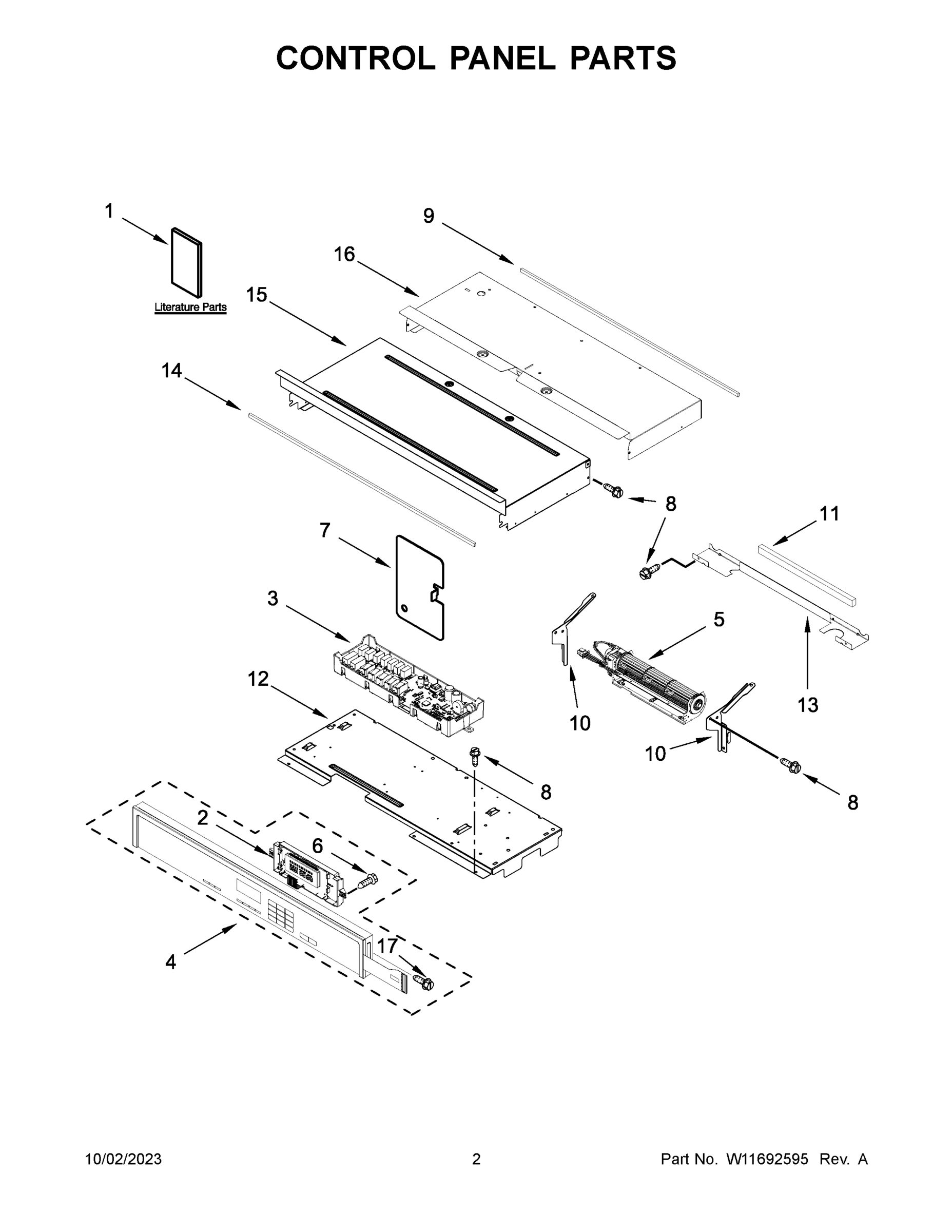 02 - CONTROL PANEL PARTS