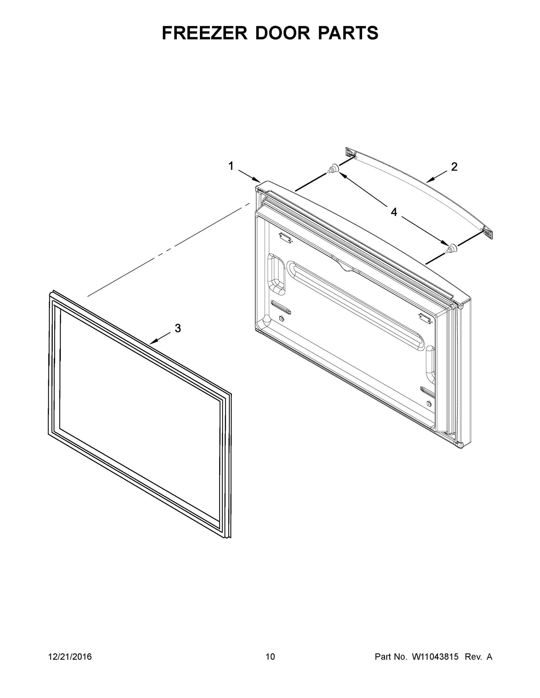 06 - FREEZER DOOR PARTS