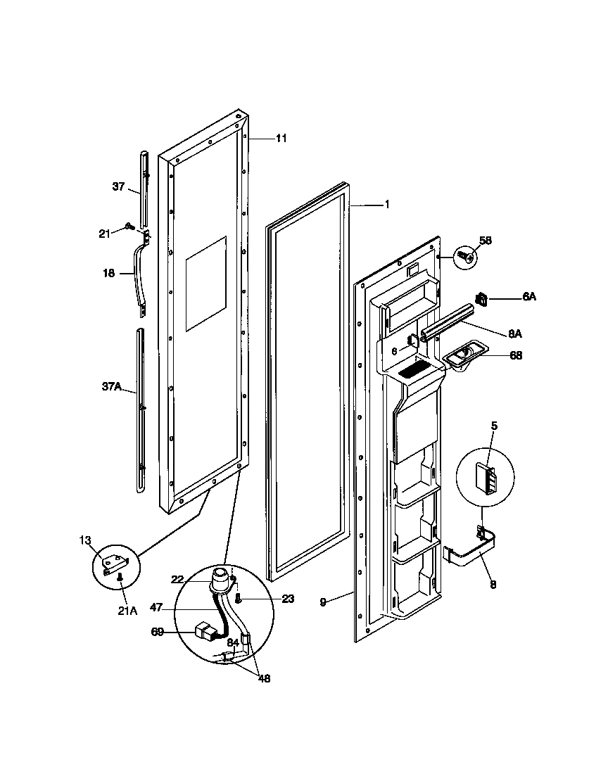 02 - FREEZER DOOR