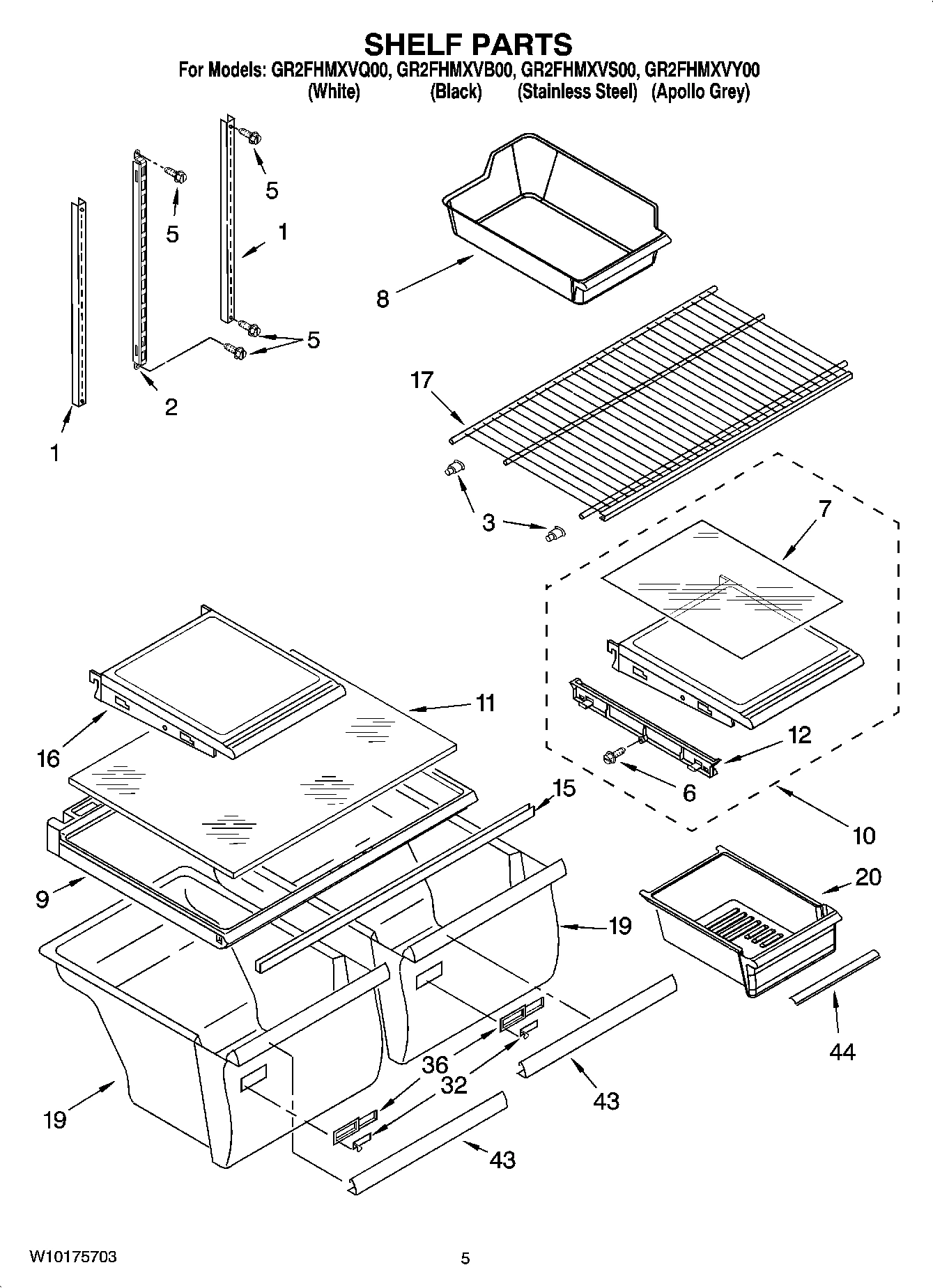 03 - SHELF PARTS
