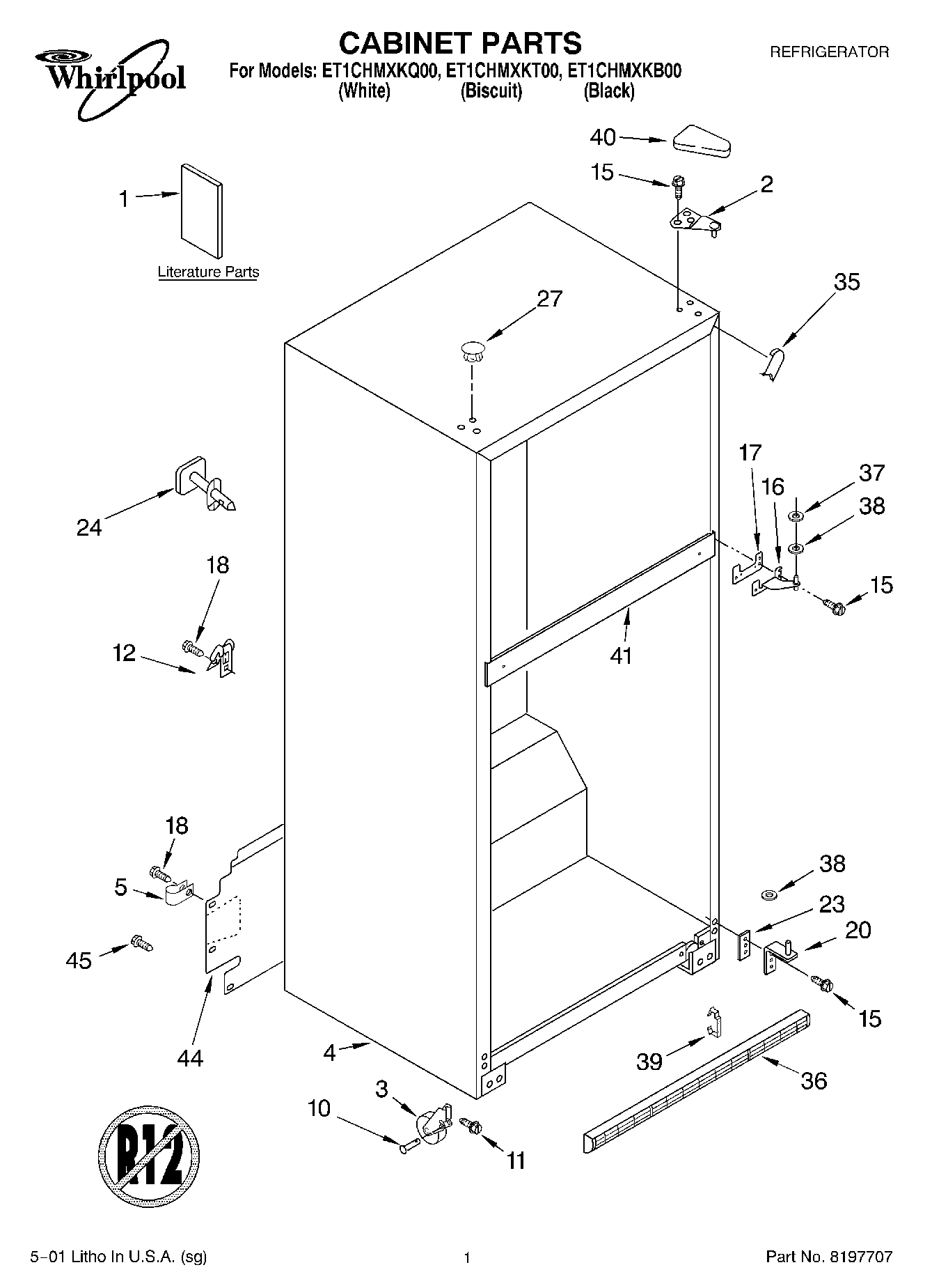 01 - CABINET, LITERATURE