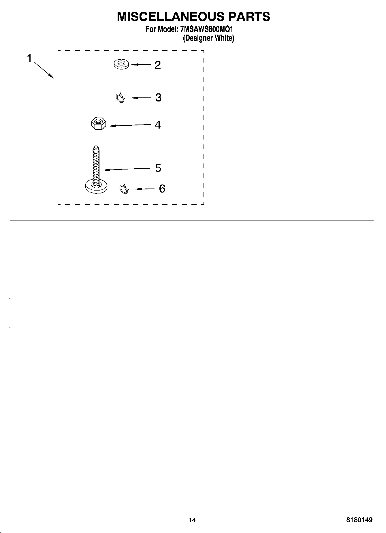 10 - MISCELLANEOUS PARTS - OPTIONAL PARTS (NOT INCLUDED)