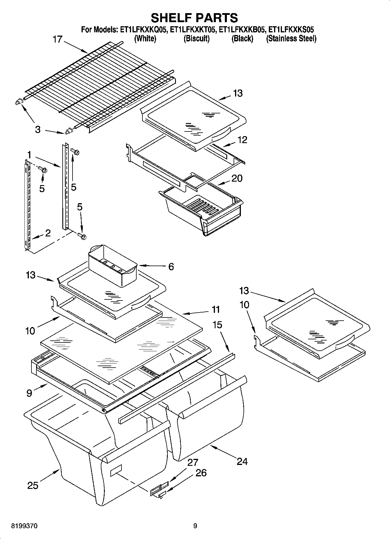 05 - SHELF PARTS, OPTIONAL PARTS