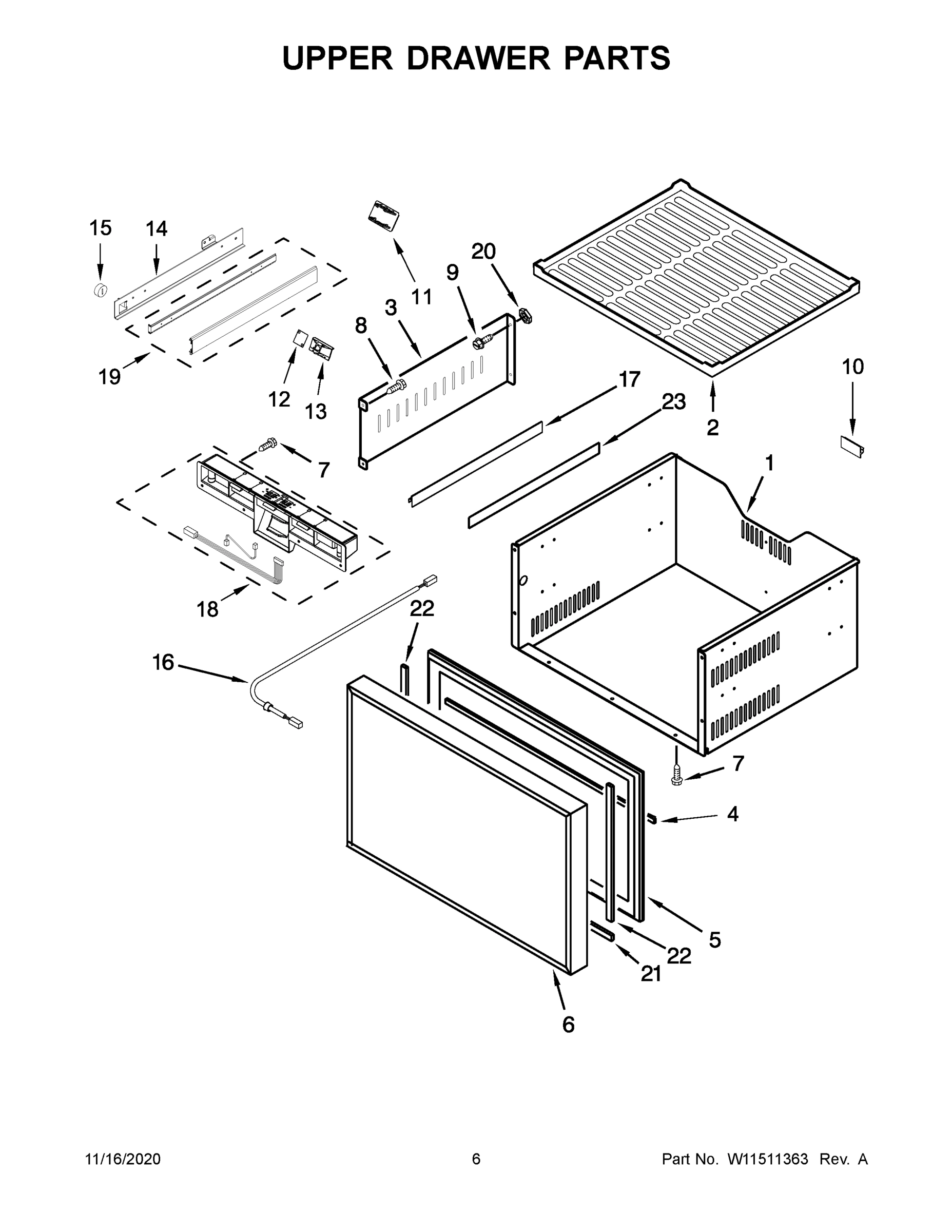 04 - UPPER DRAWER PARTS