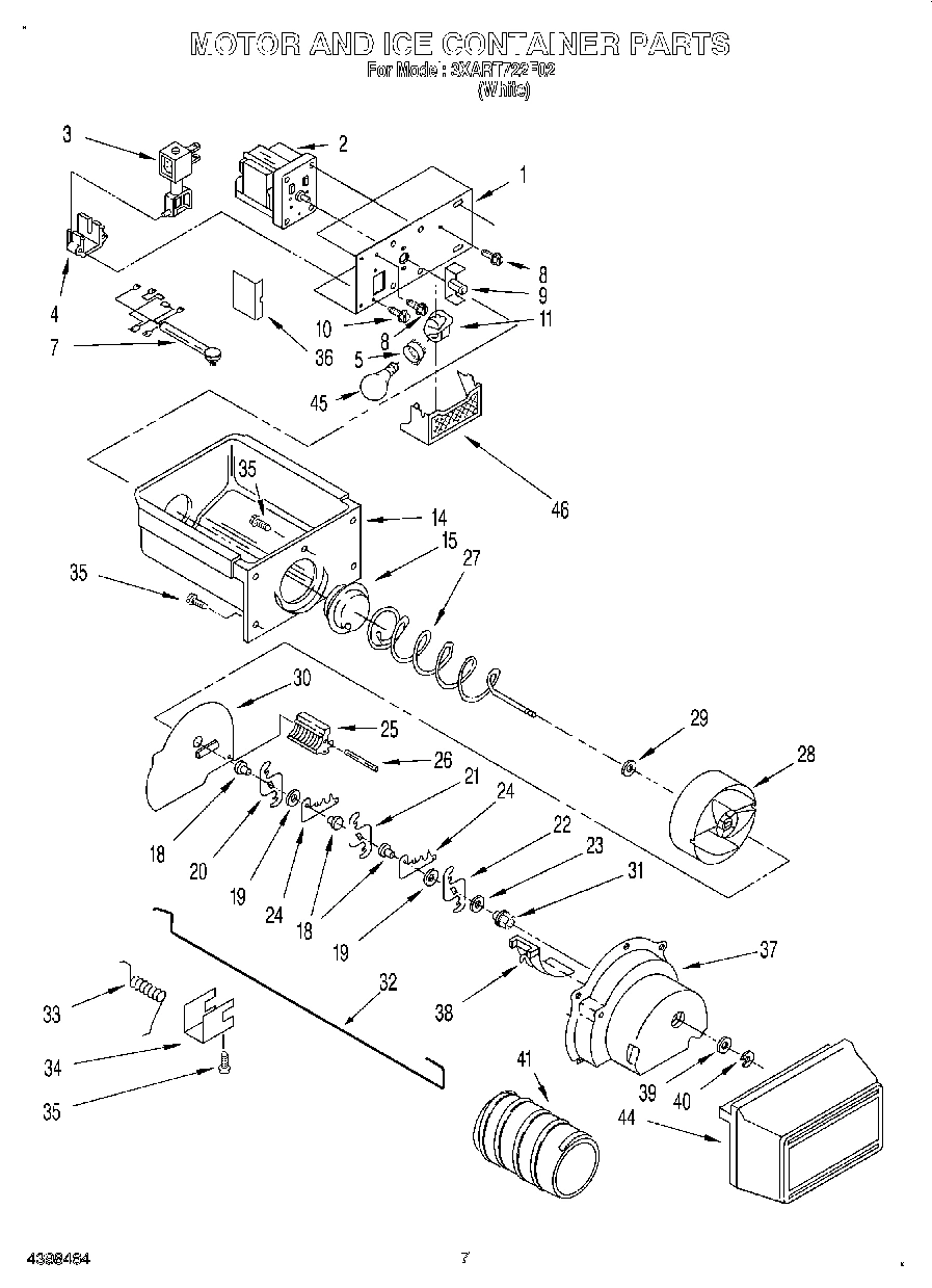 06 - MOTOR AND ICE CONTAINER