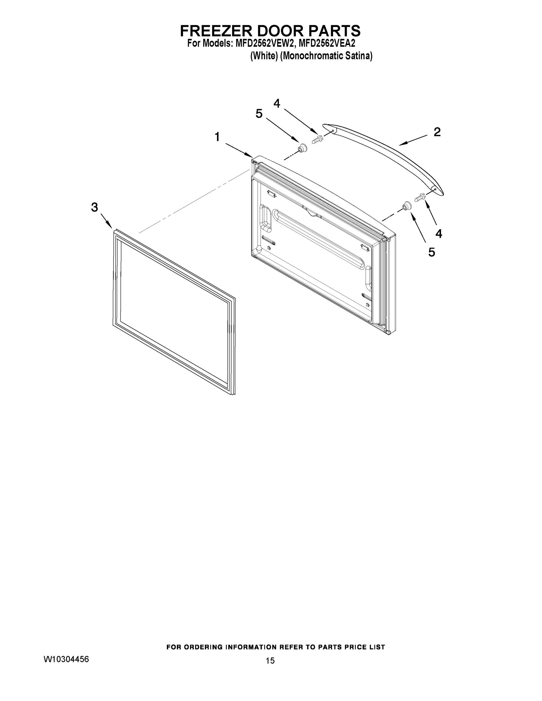 08 - FREEZER DOOR PARTS