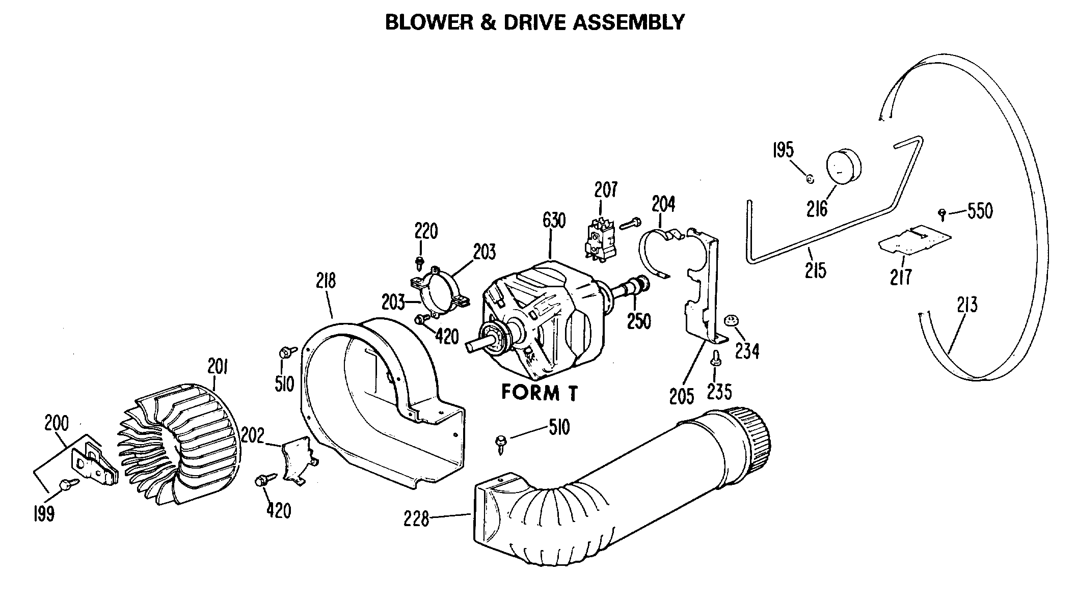 BLOWER & DRIVE ASSEMBLY