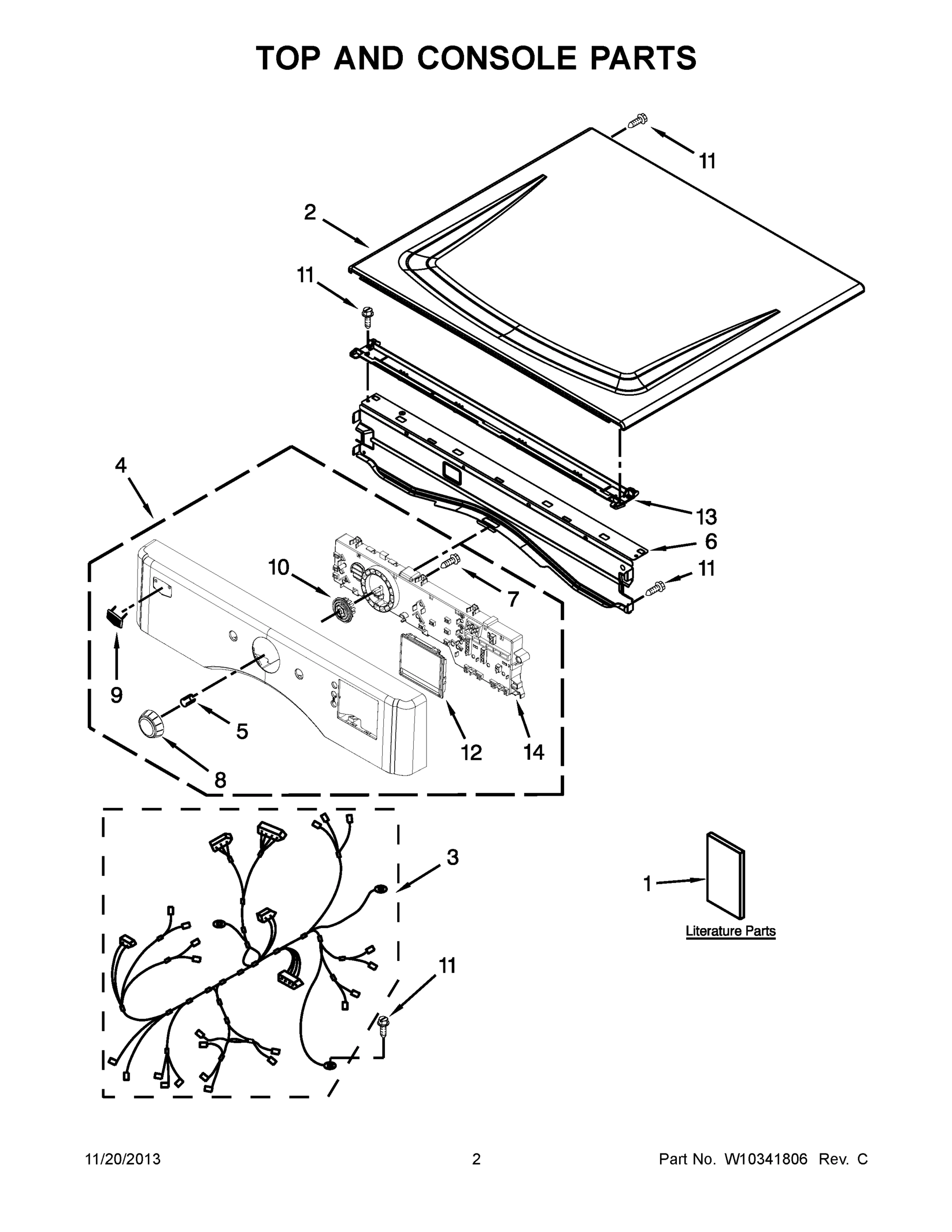 02 - TOP AND CONSOLE PARTS
