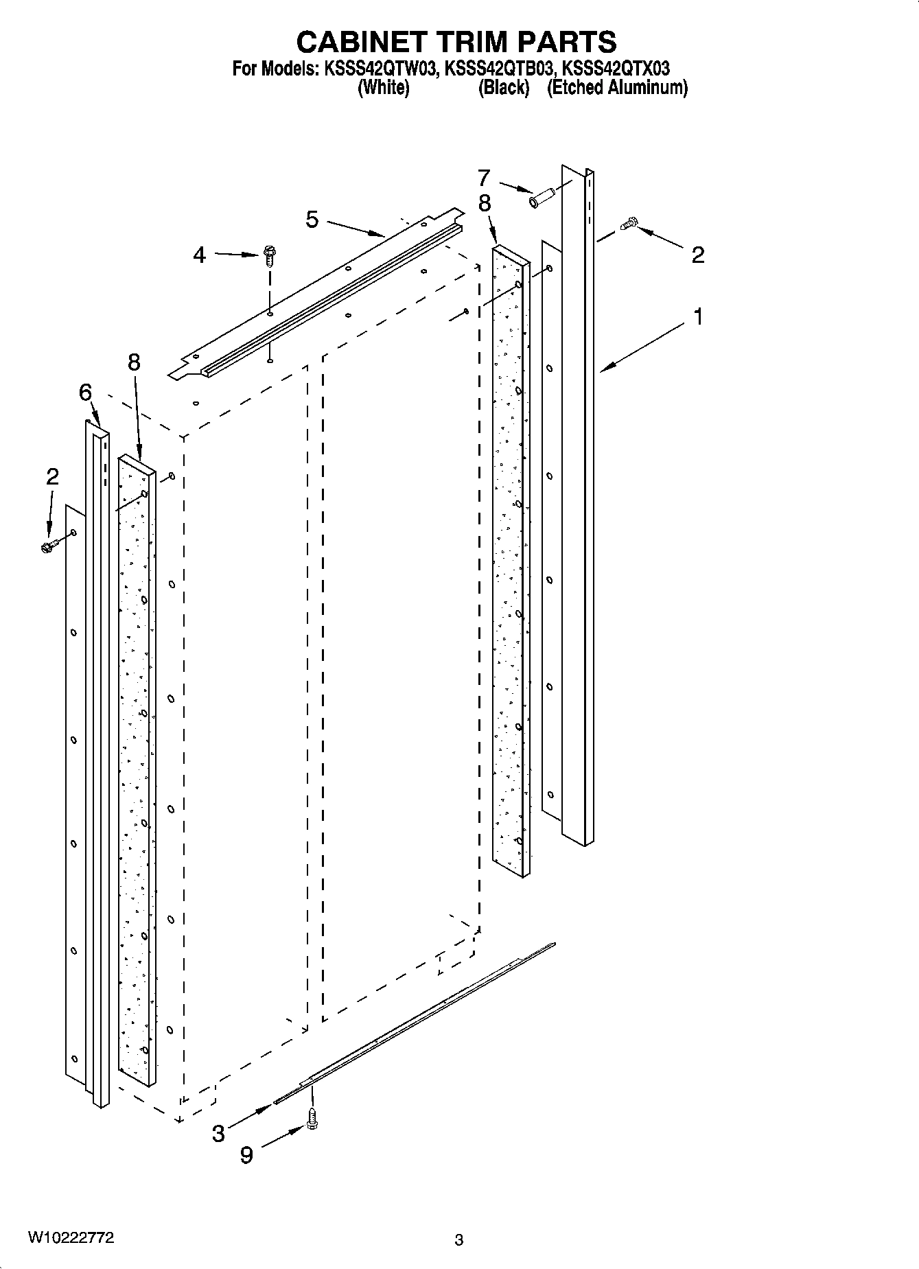 02 - CABINET TRIM PARTS
