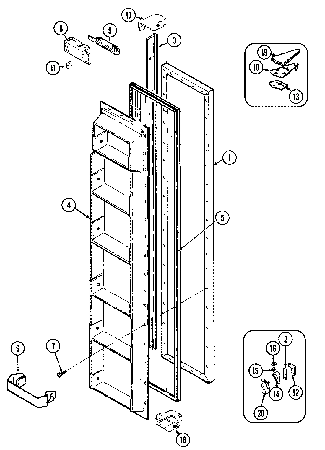 02 - FREEZER DOOR