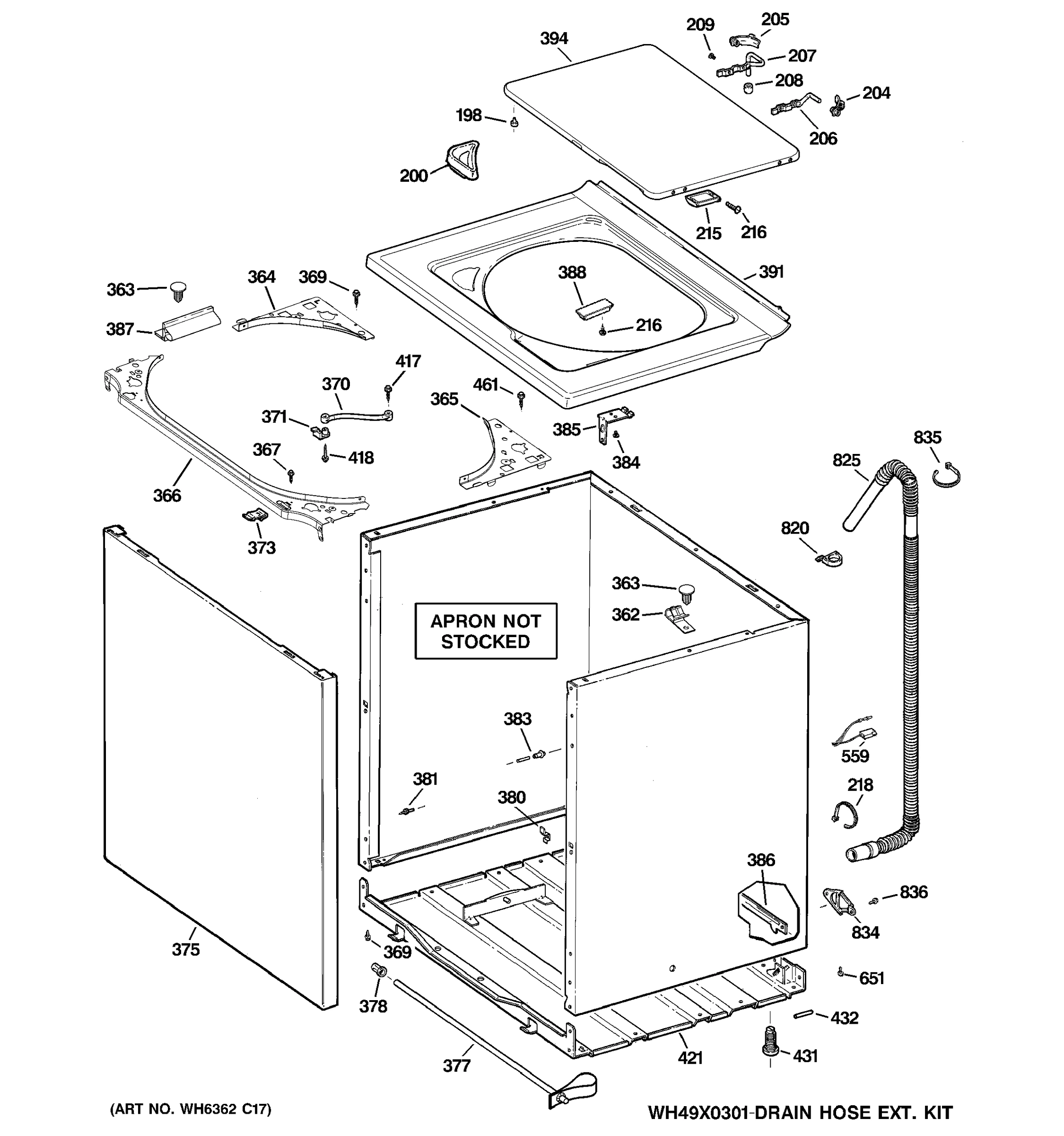 CABINET, COVER & FRONT PANEL