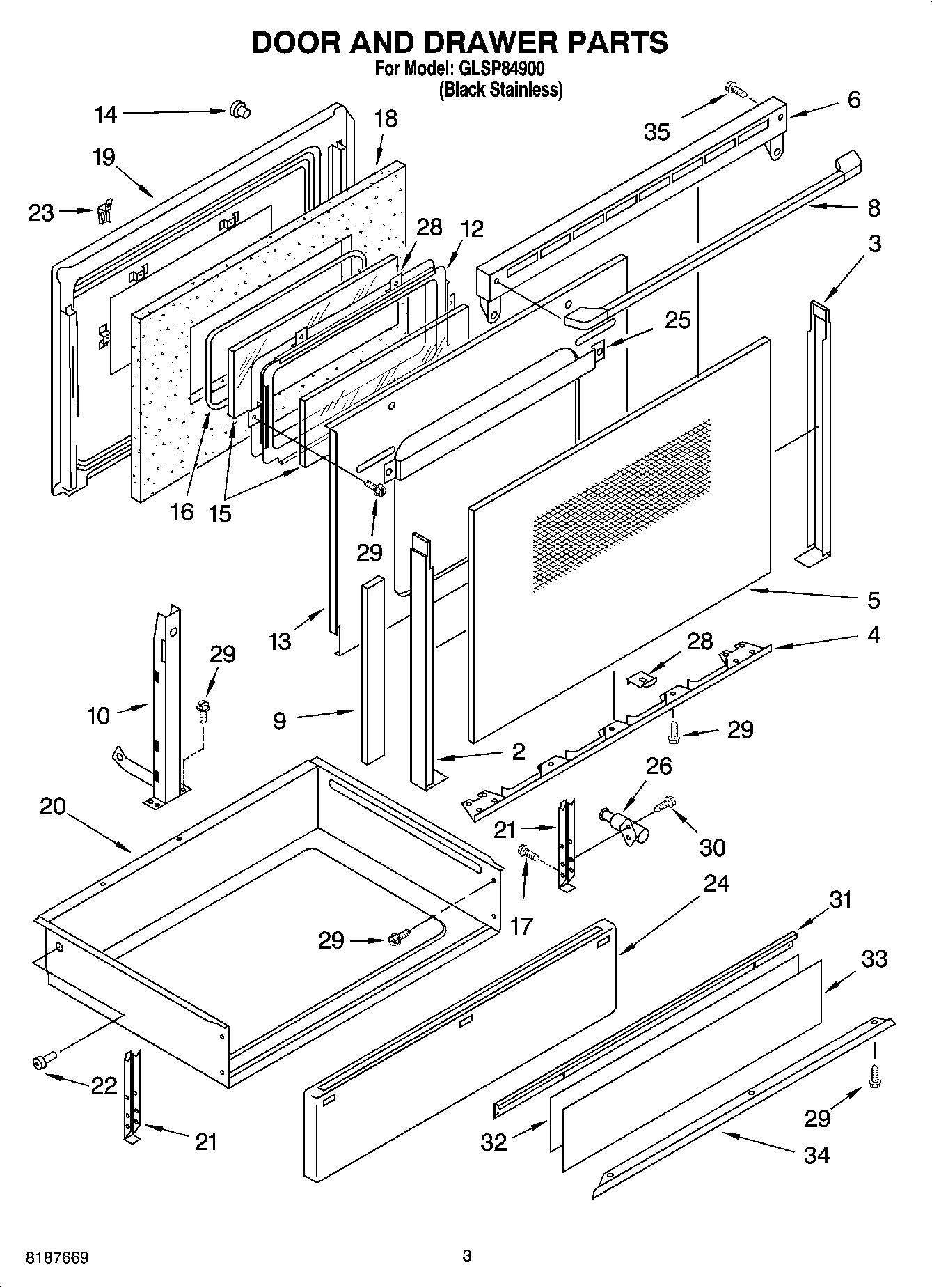 03 - DOOR AND DRAWER PARTS