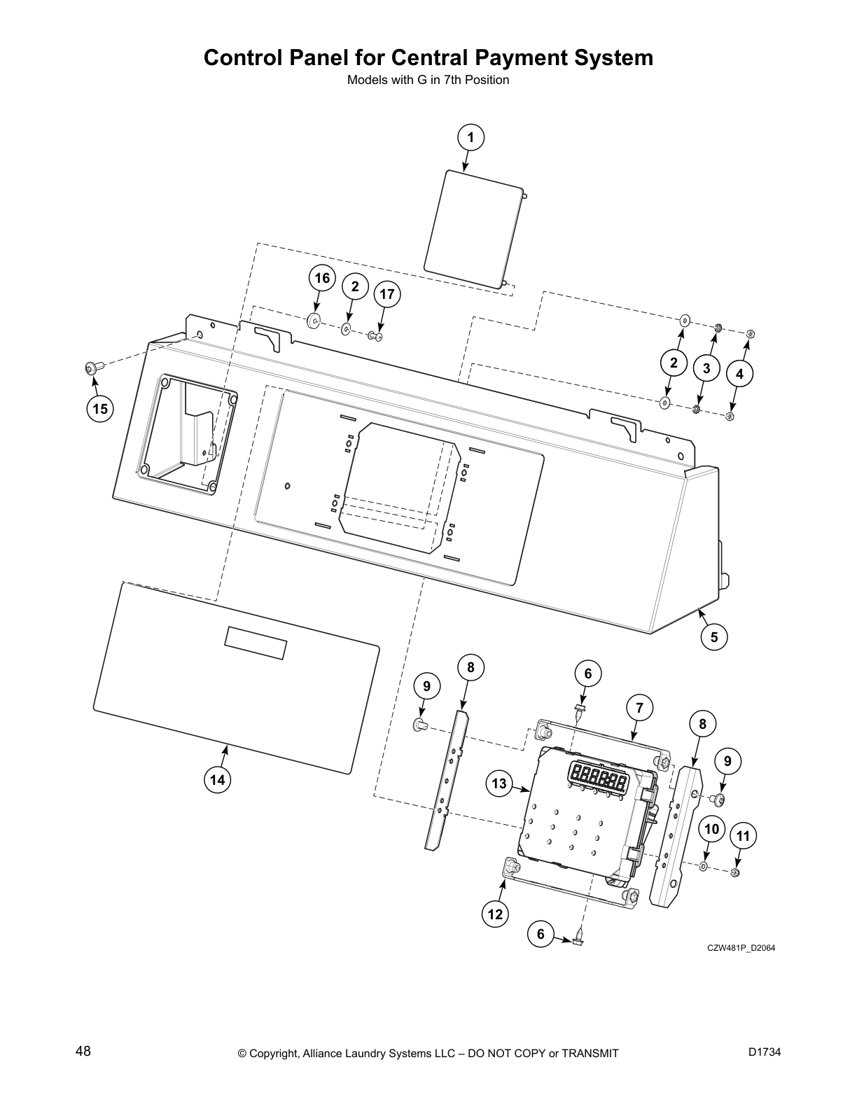 Control Panel for Central Payment System