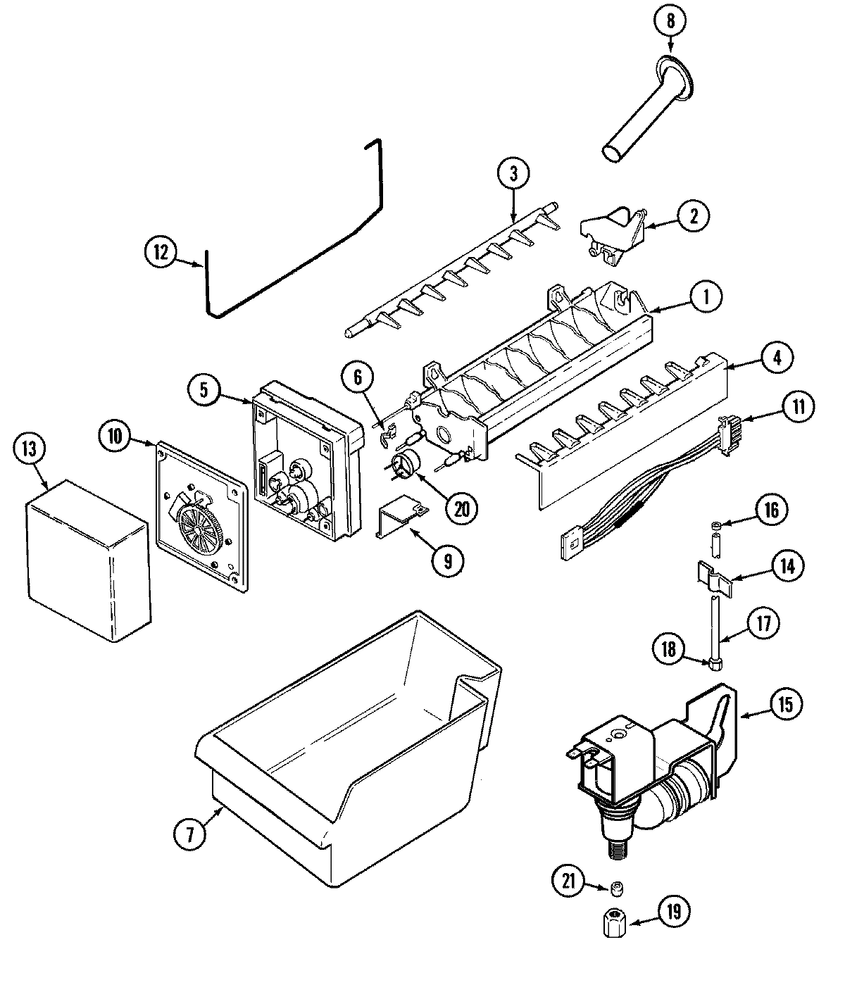 08 - OPTIONAL ICE MAKER KIT-UKI1000AXX