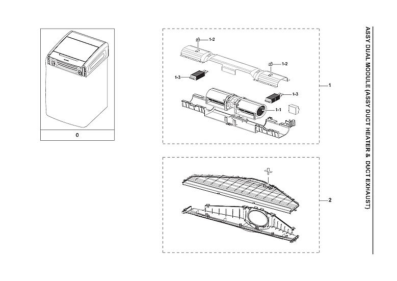 Heater & Exhaust Duct Assembly