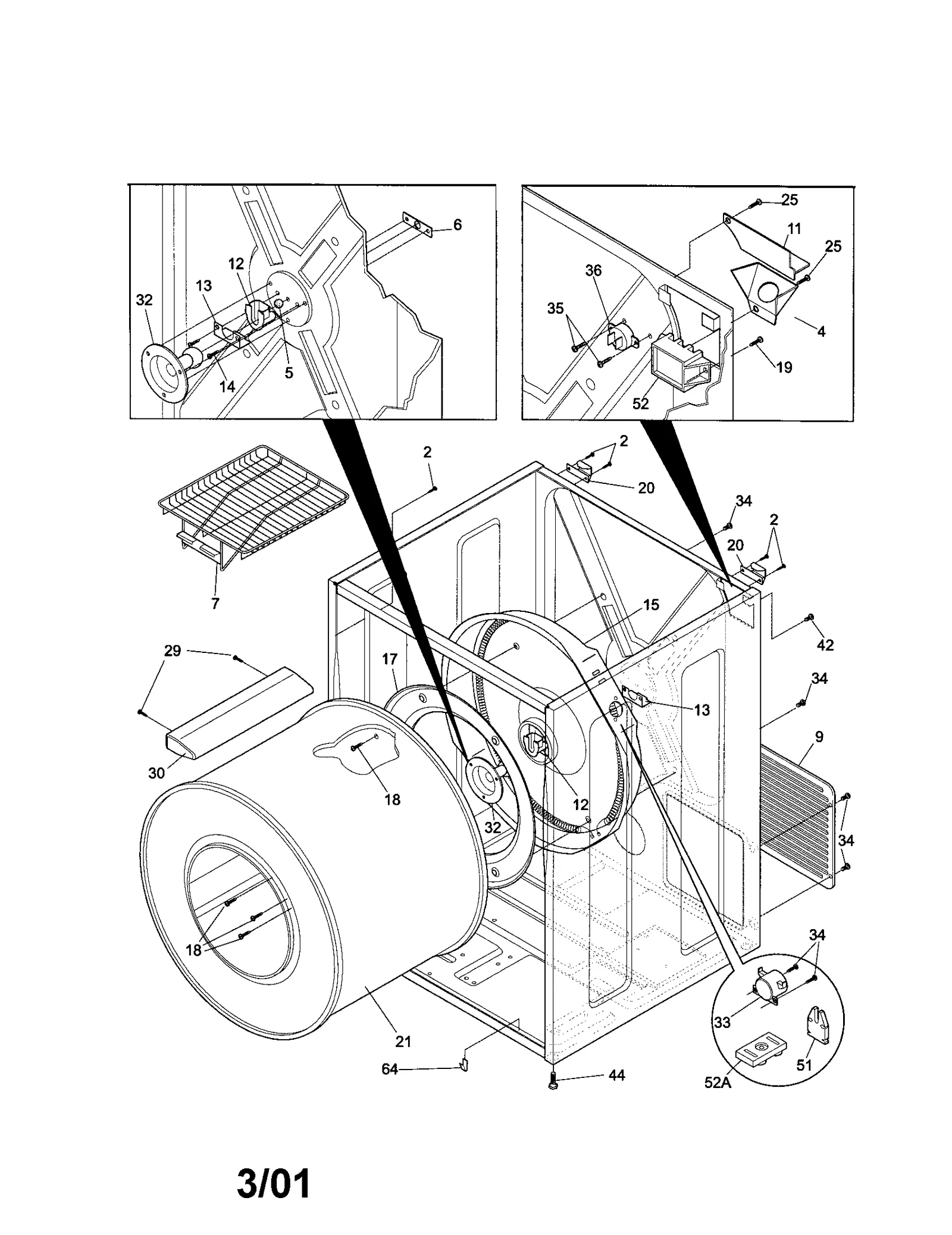 DRUM AND HEATER ELEMENT