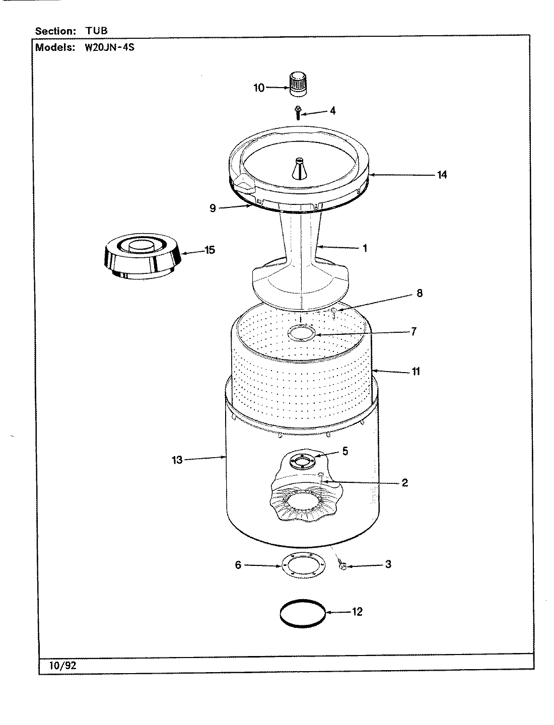 10 - TUB (W20JN4S)(REV. A-E)