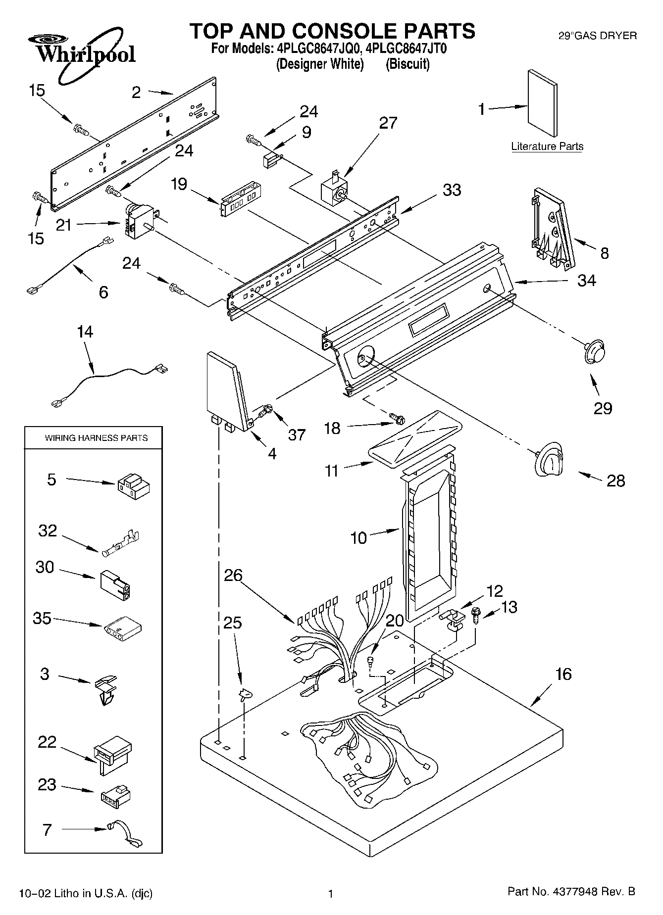 01 - TOP AND CONSOLE, LITERATURE