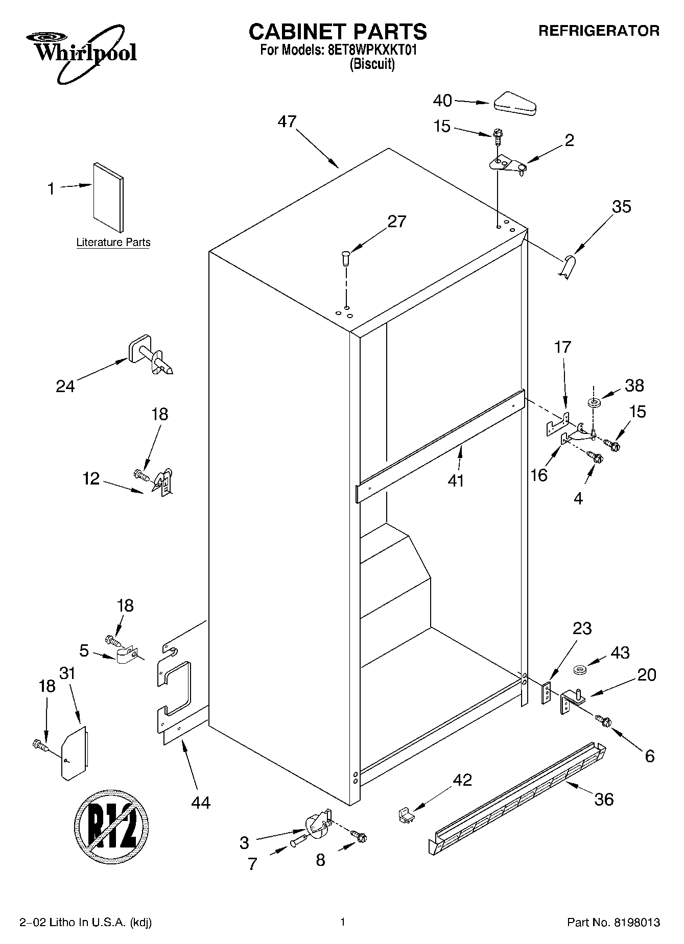 01 - CABINET, LITERATURE