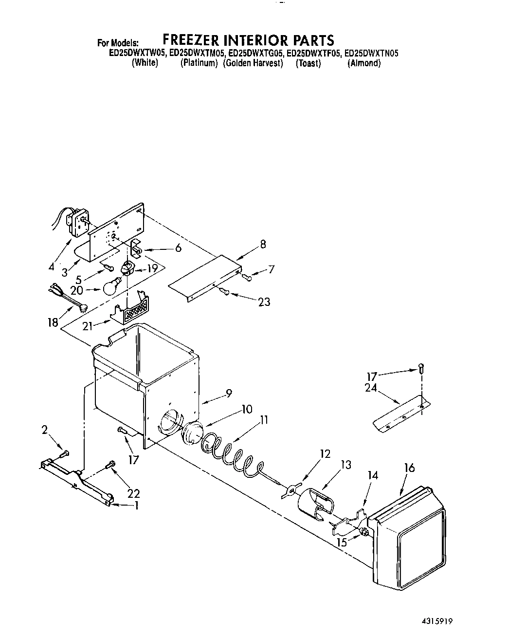 06 - FREEZER INTERIOR