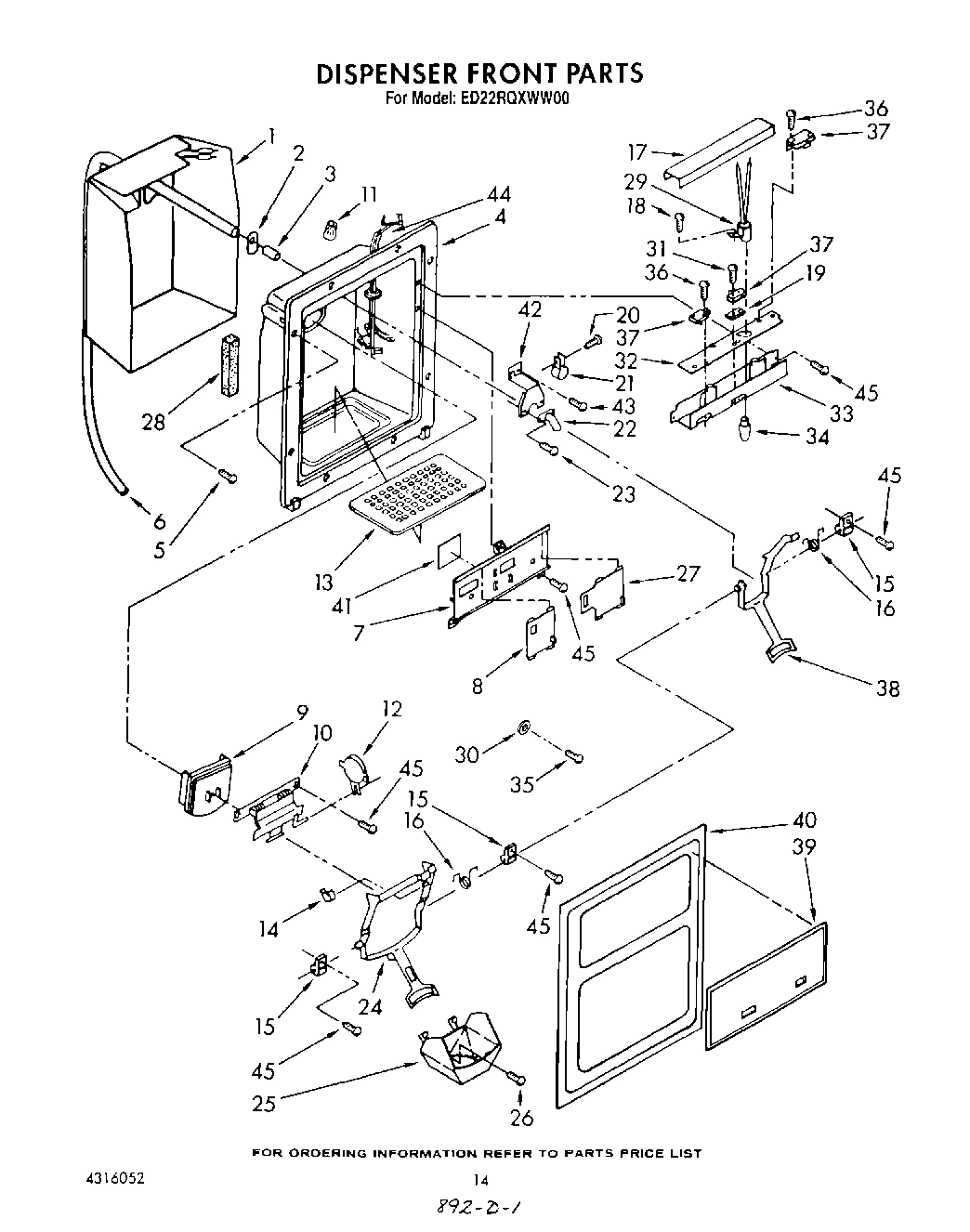 09 - DISPENSER FRONT