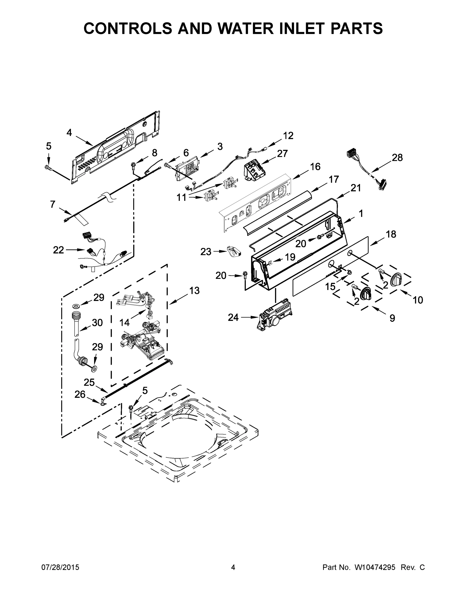 03 - CONTROLS AND WATER INLET PARTS