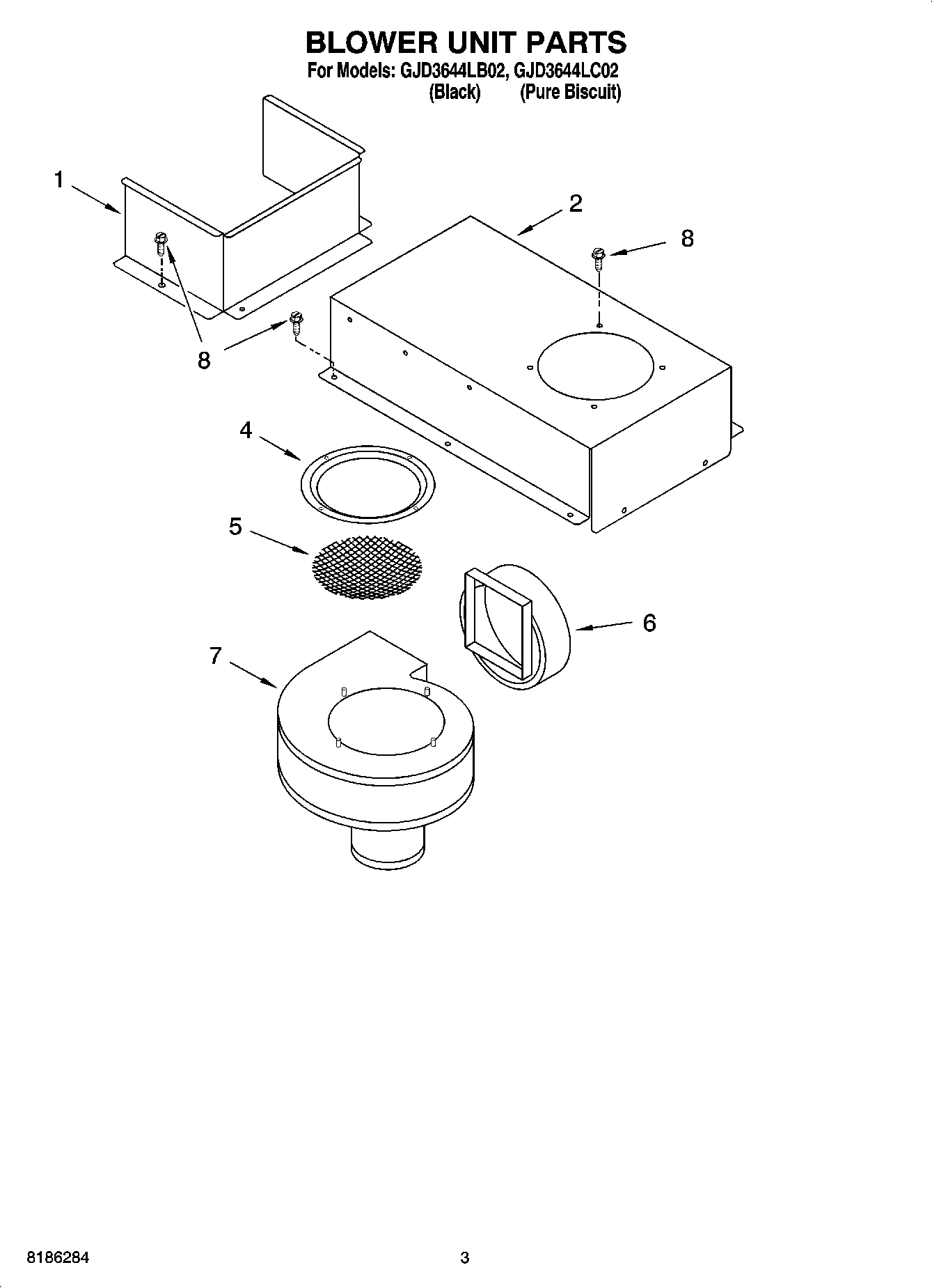 02 - BLOWER UNIT PARTS, MISCELLANEOUS PARTS
