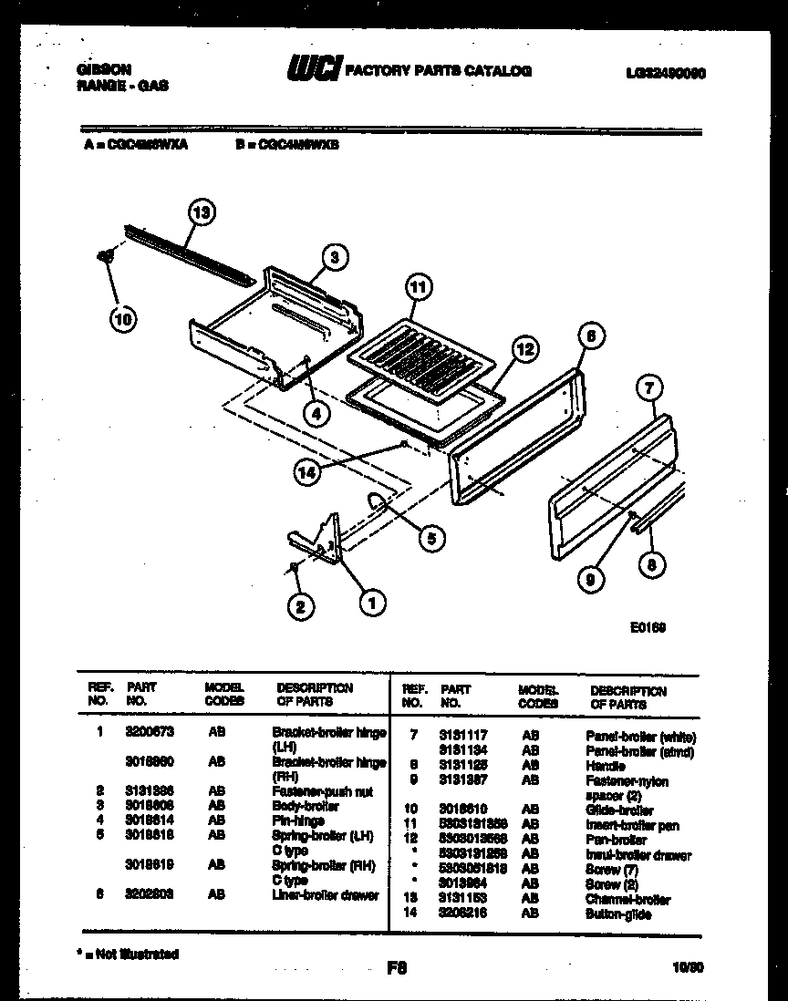 04 - BROILER DRAWER PARTS
