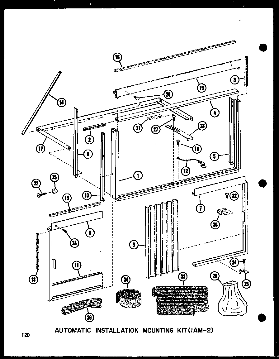 01 - AUTOMATIC INSTALLATION MTG KIT (1AM-2)