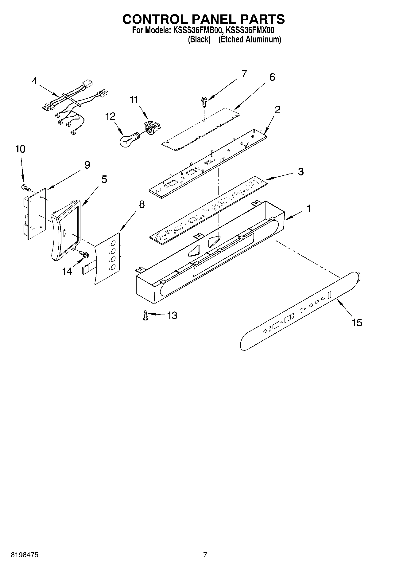 05 - CONTROL PANEL PARTS