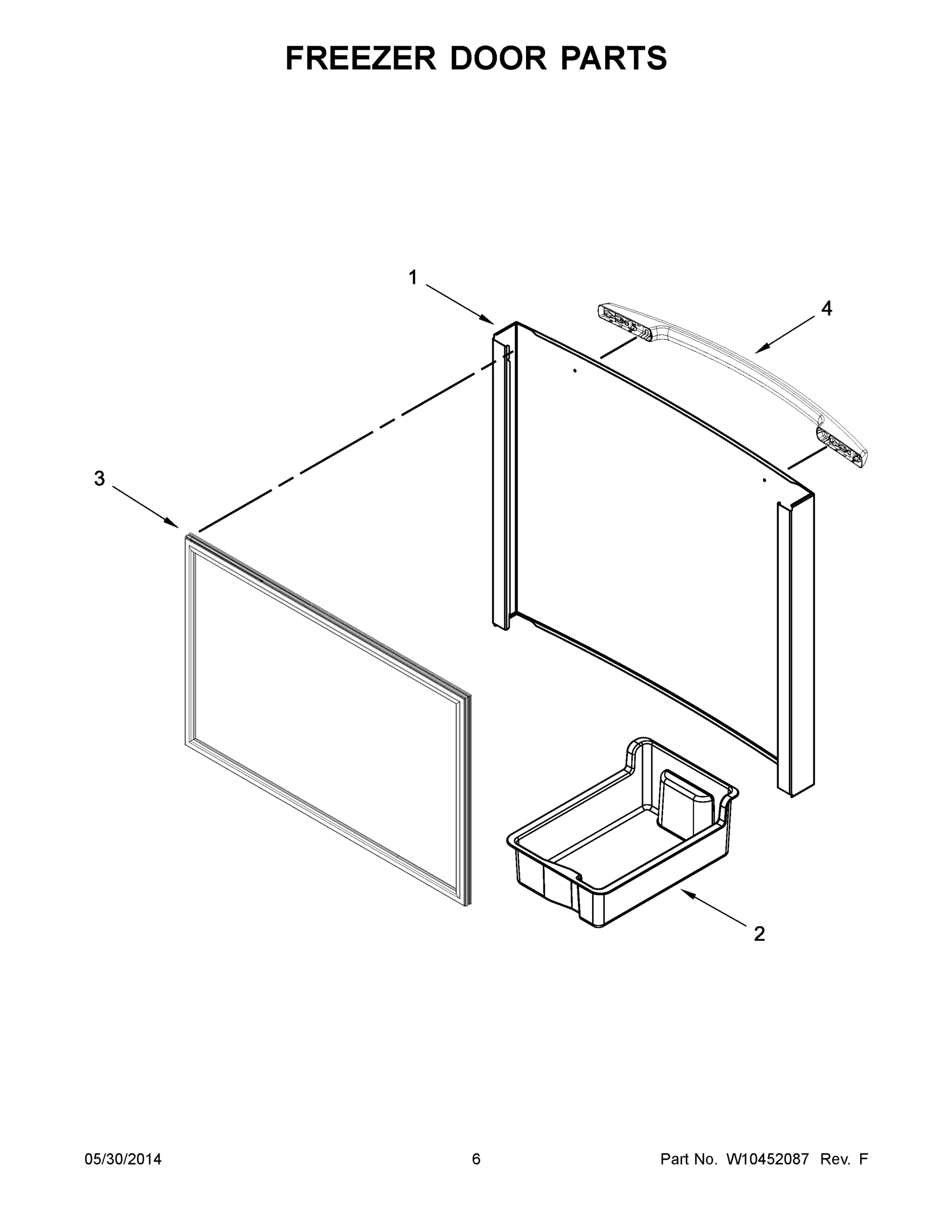 04 - FREEZER DOOR PARTS