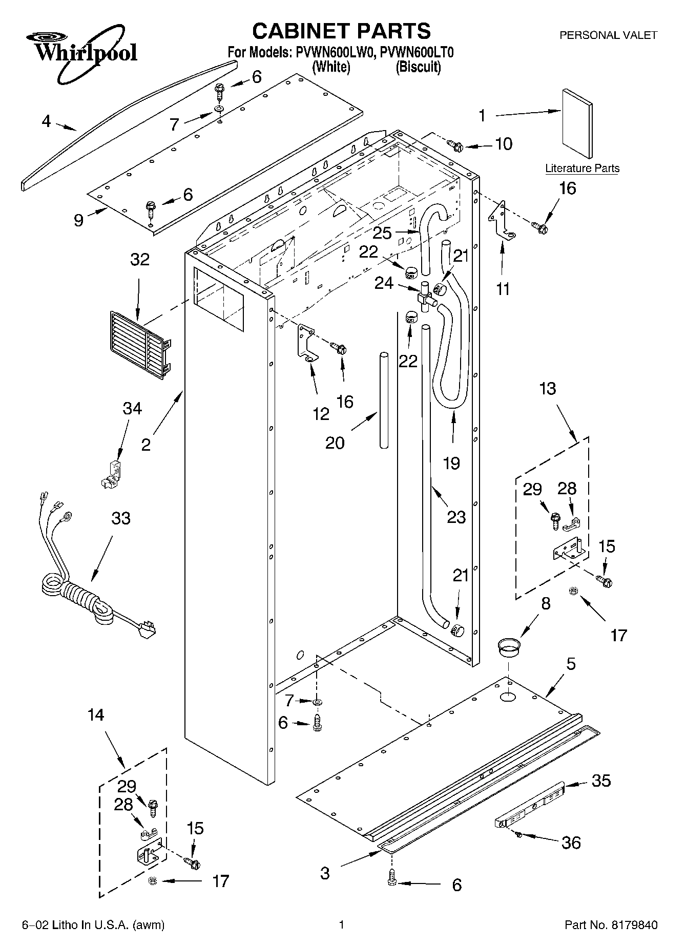 01 - CABINET, LITERATURE