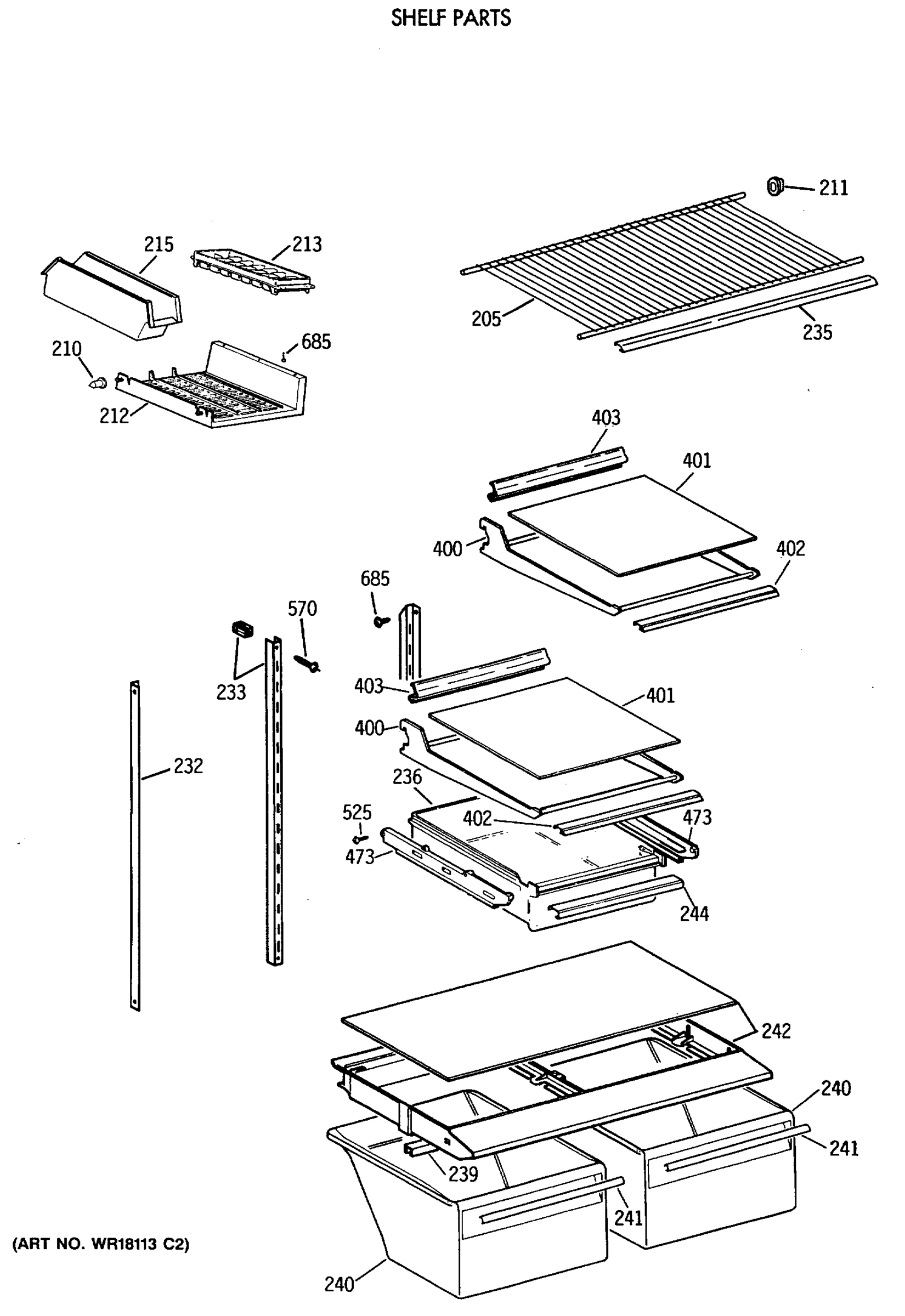 SHELF PARTS