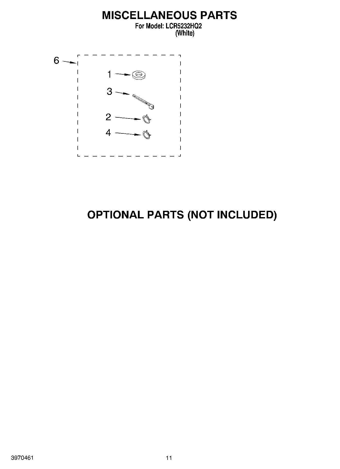 08 - MISCELLANEOUS PARTS - OPTIONAL PARTS (NOT INCLUDED