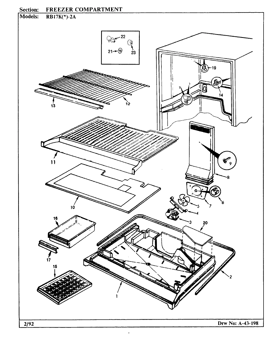 01 - FREEZER COMPARTMENT