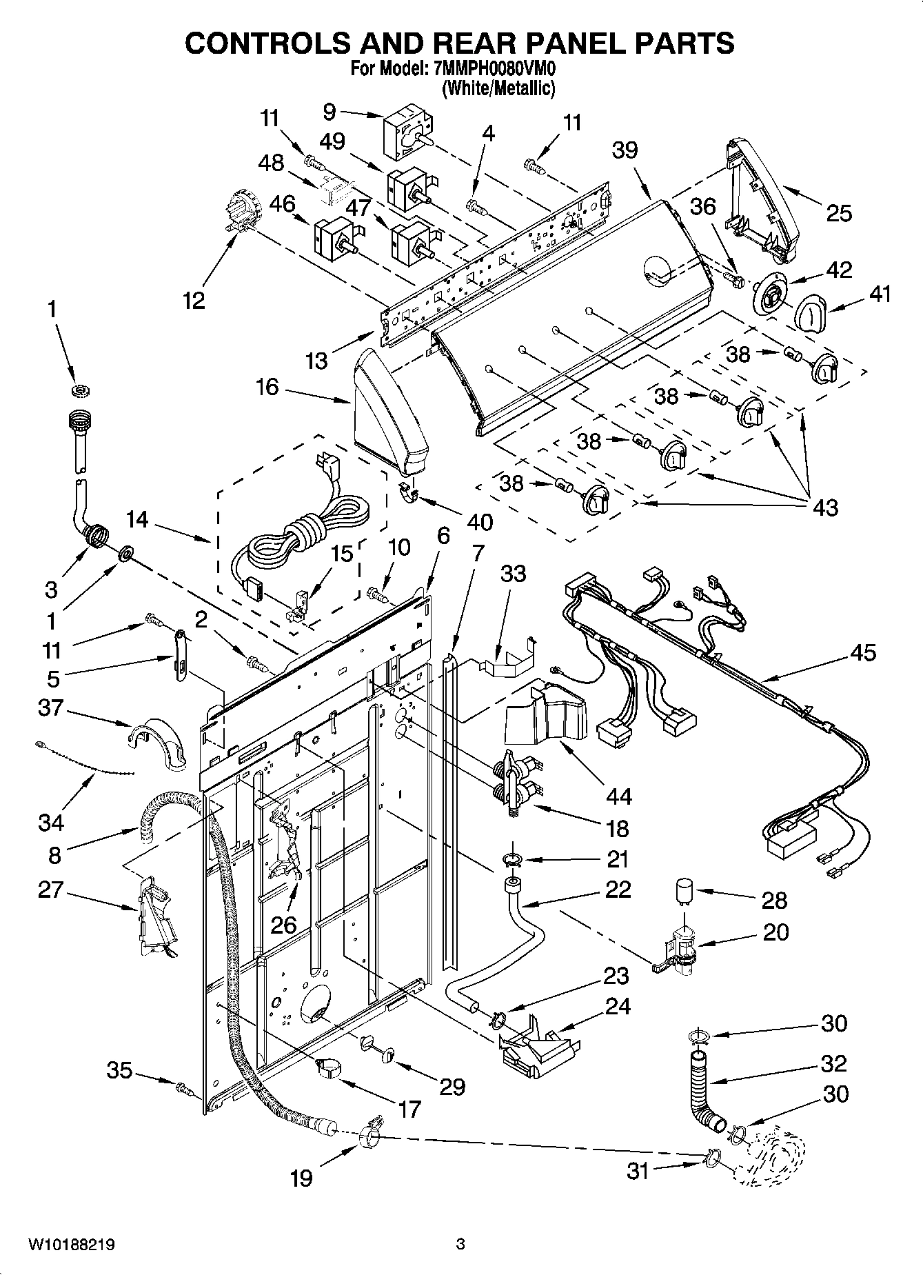 02 - CONTROLS AND REAR PANEL PARTS