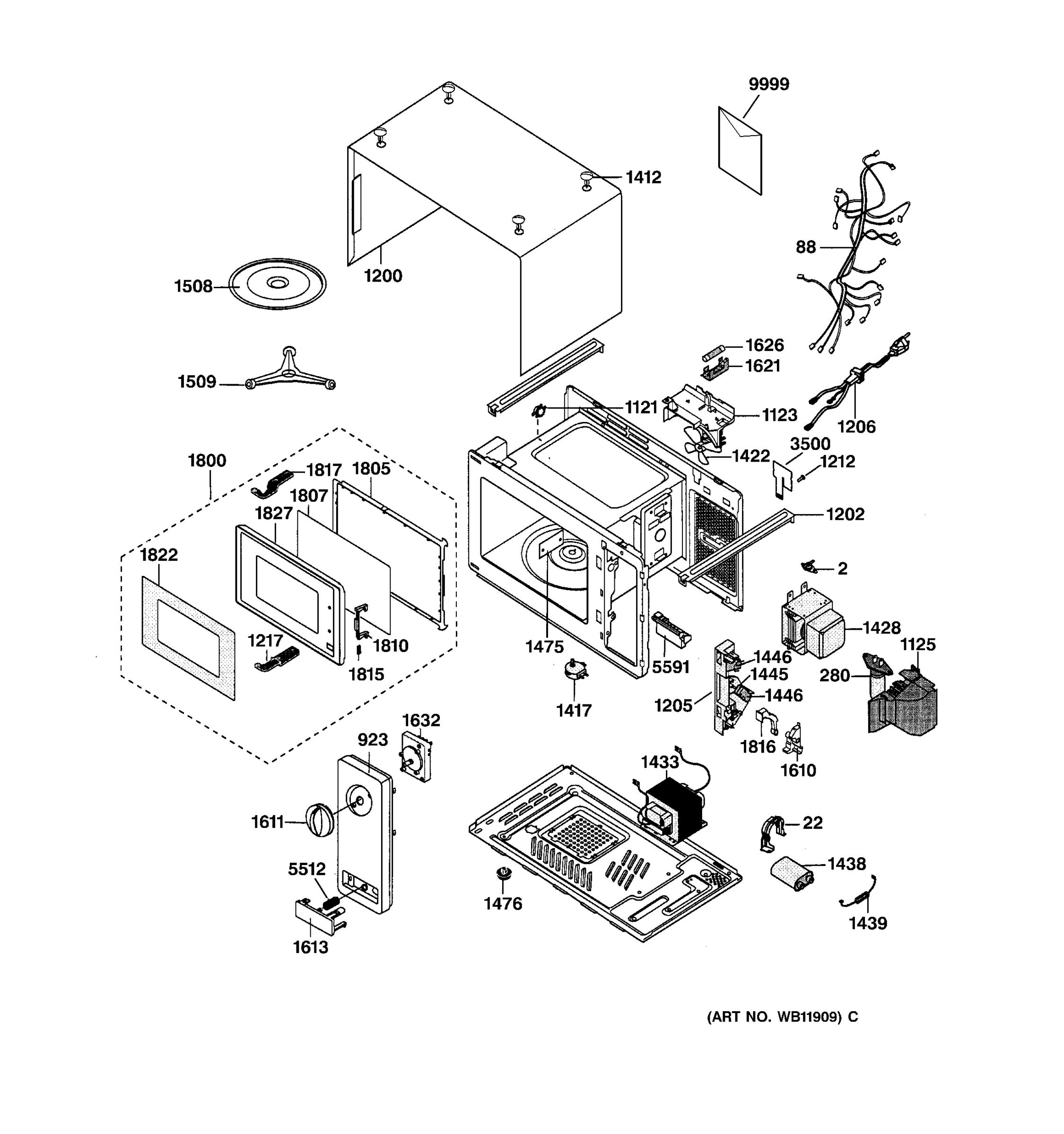 MICROWAVE PARTS