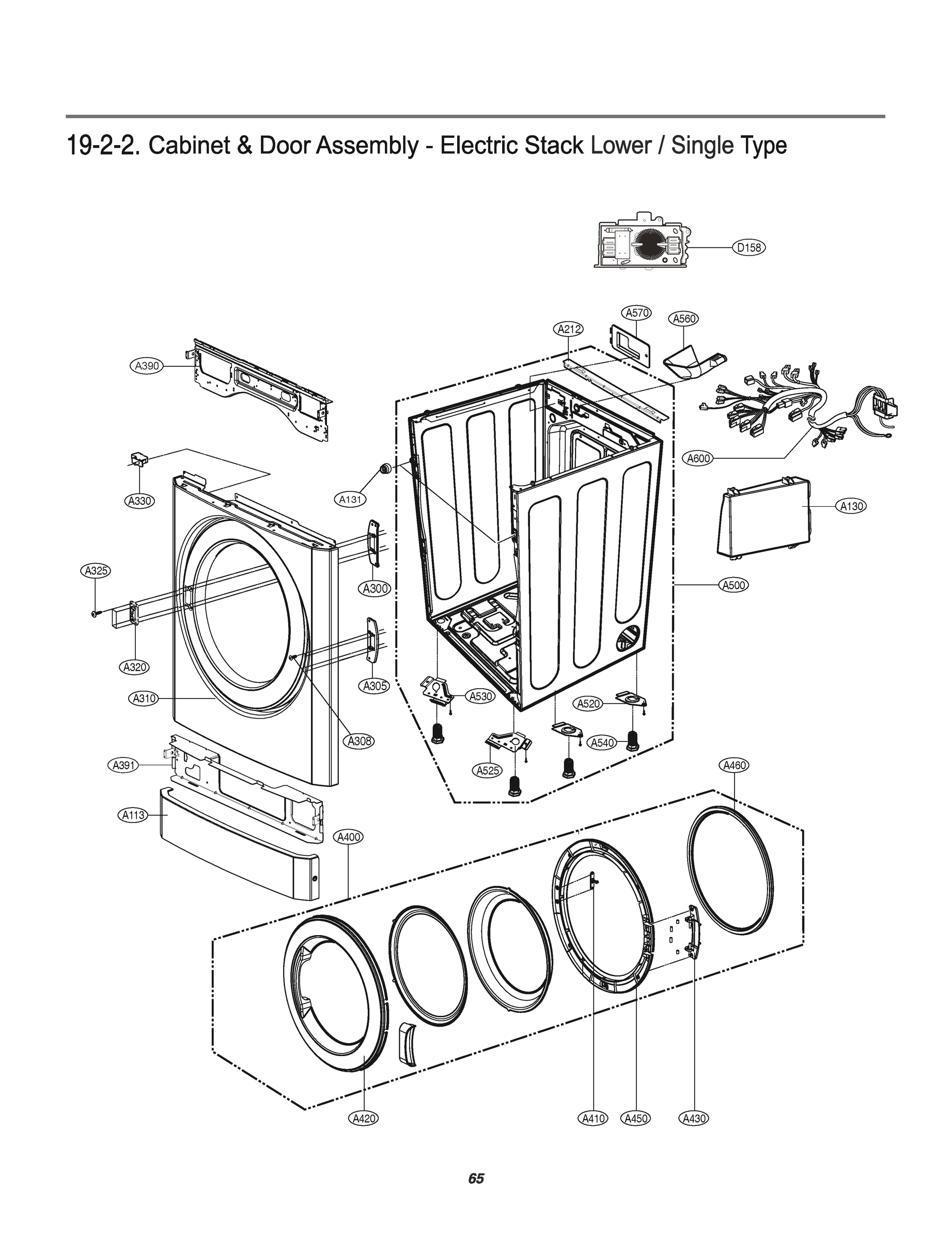 CABINET & DOOR ASSEMBLY