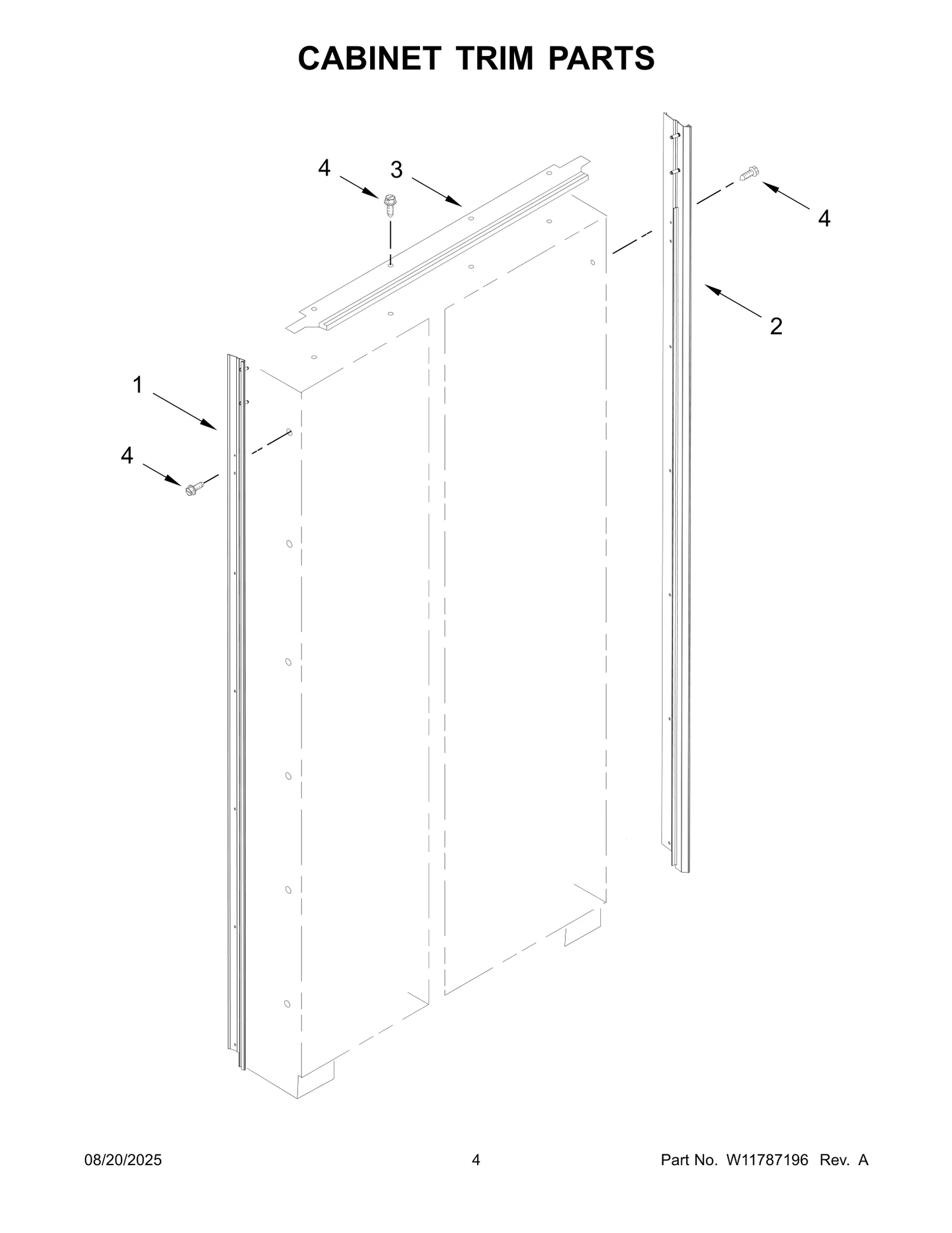 CABINET TRIM PARTS