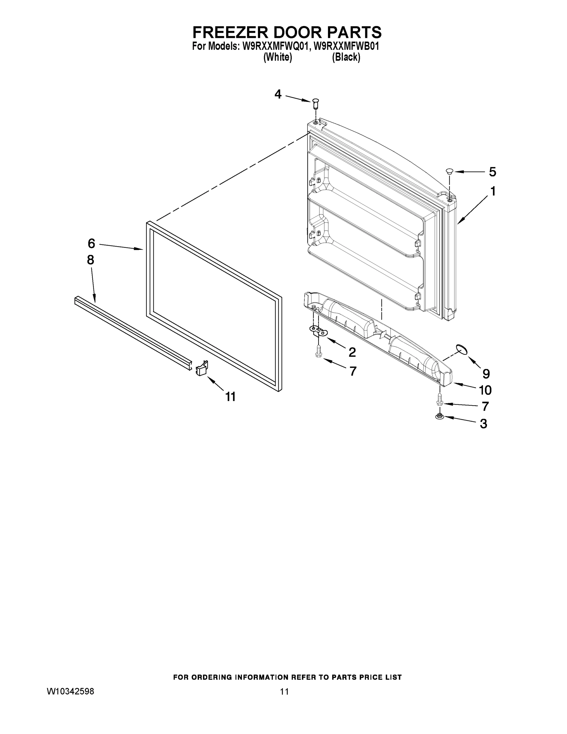 06 - FREEZER DOOR PARTS